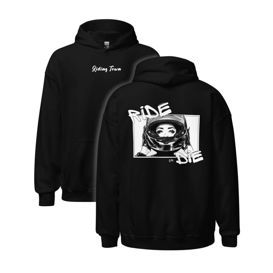 Hoodie Unisexe - FATAL EYES - Noir - Riding Town