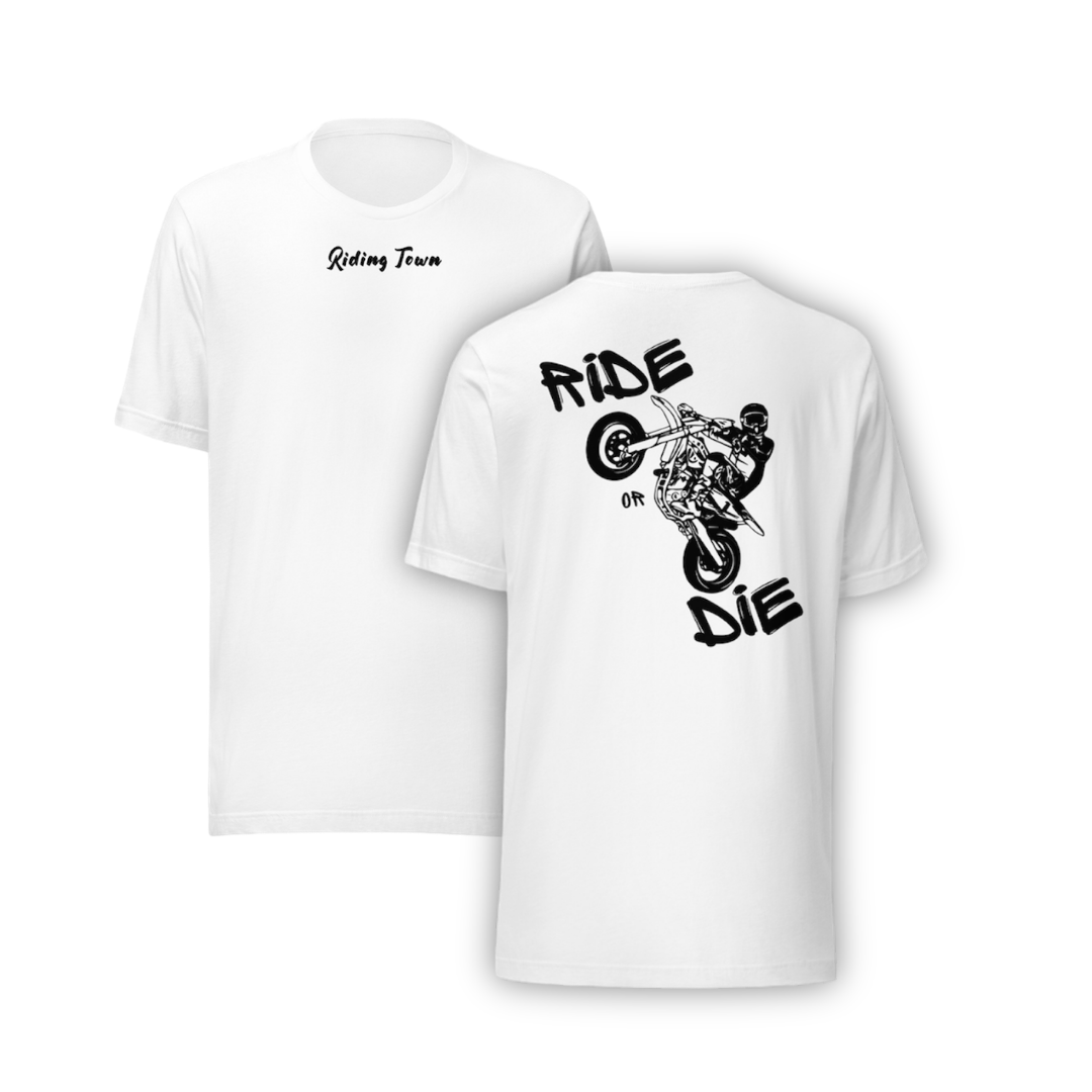 T-shirt Unisexe - SUPERMOTBOY - Blanc