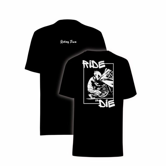 T-shirt Unisexe - BIKERBOY - Noir