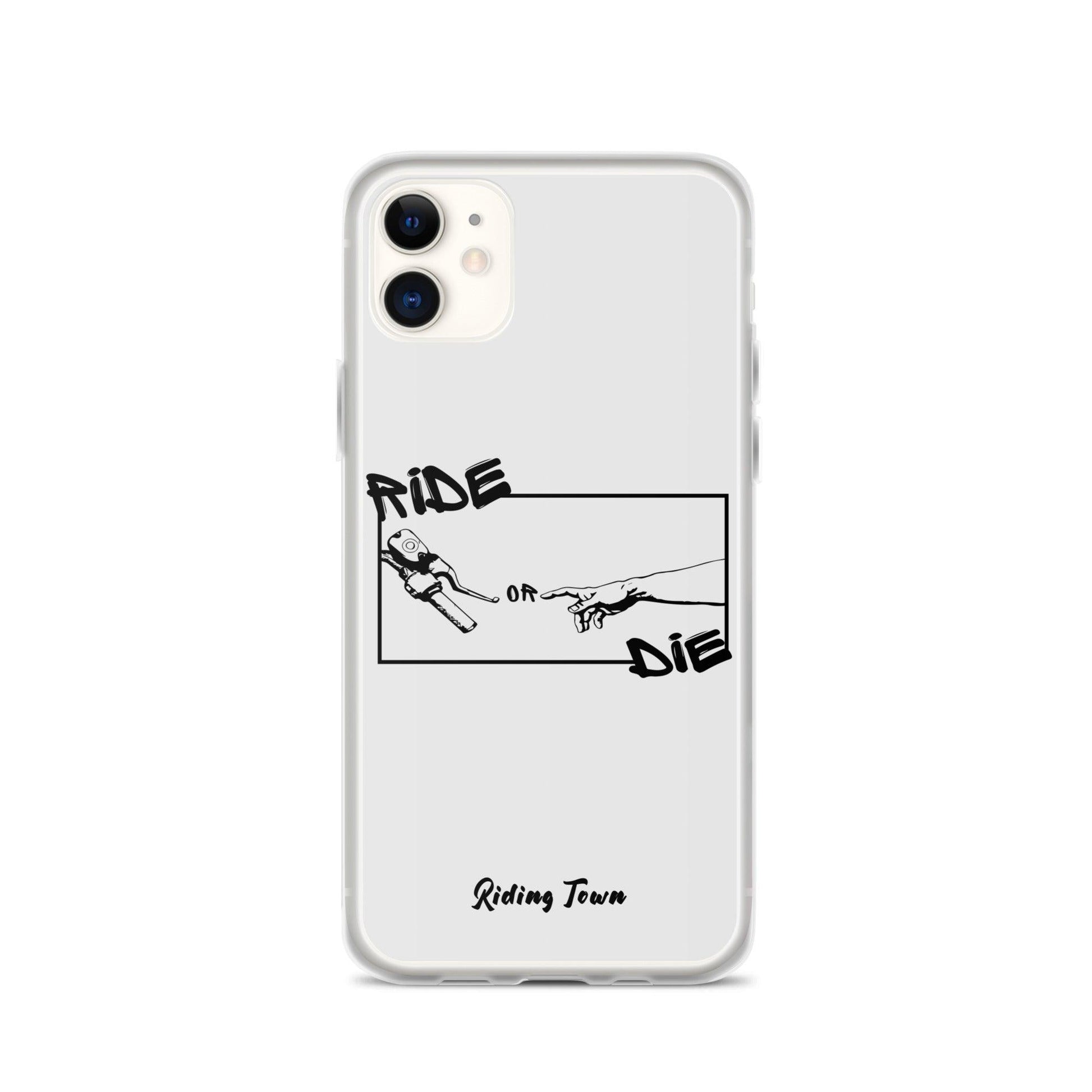 Coque iPhone® - SIXTINE - Blanche - Riding Town