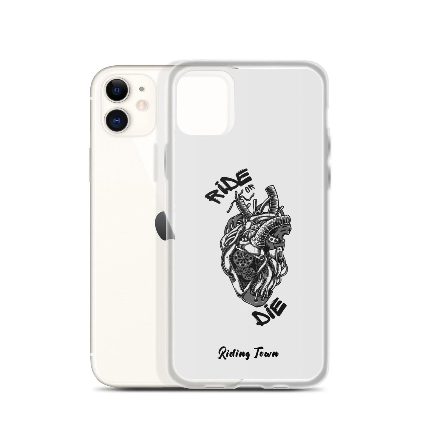 Coque Iphone® - MACHINEHEART - Blanche - Riding Town