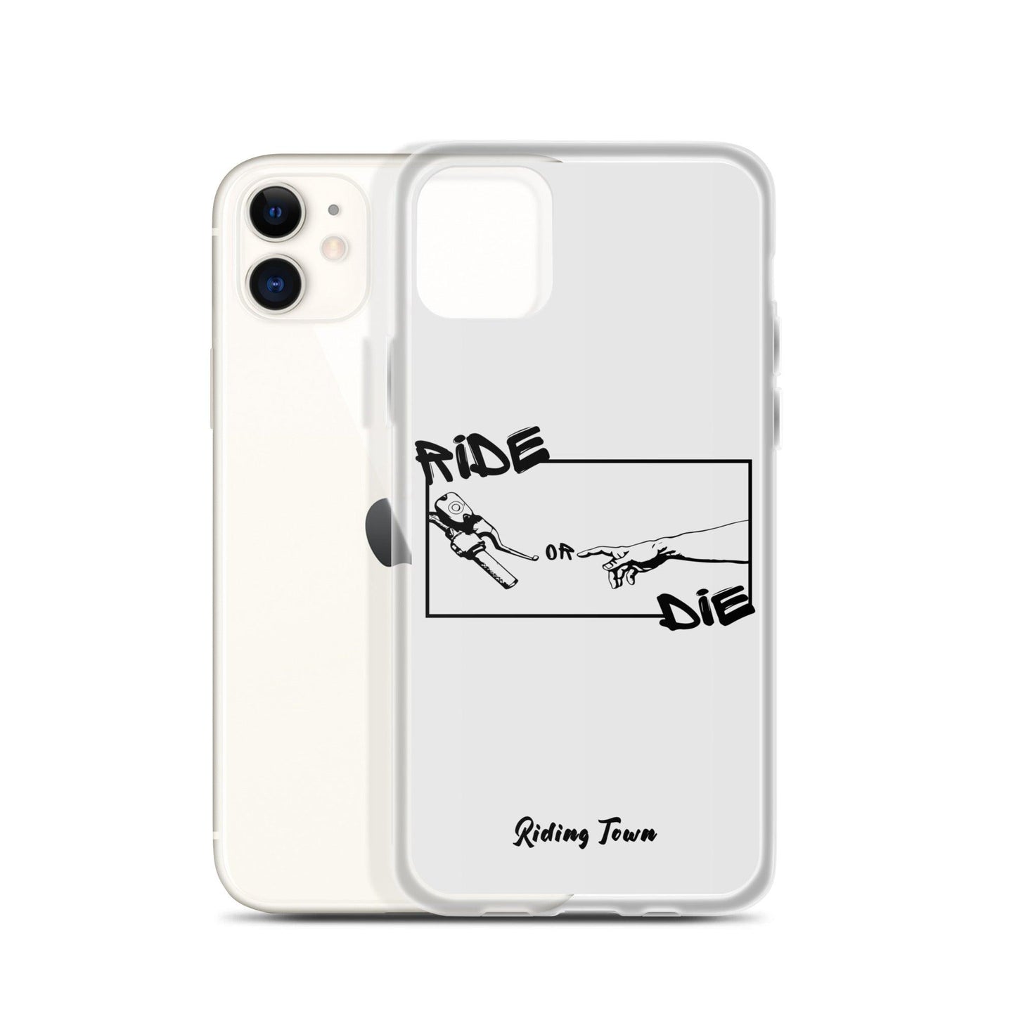 Coque iPhone® - SIXTINE - Blanche - Riding Town