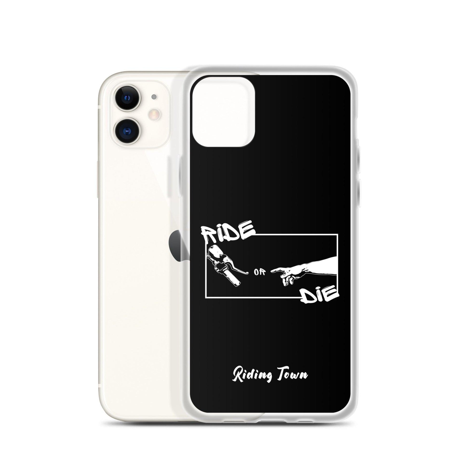 Coque iPhone® - SIXTINE - Noire - Riding Town