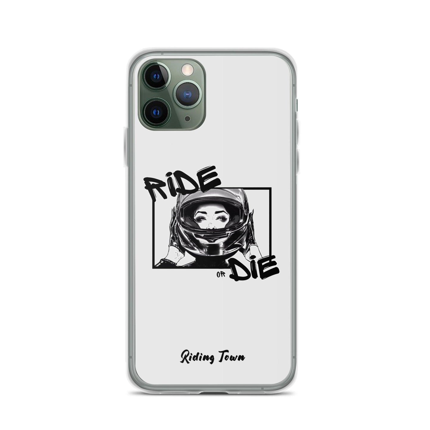 Coque iPhone® - FATALEYES - Blanche - Riding Town