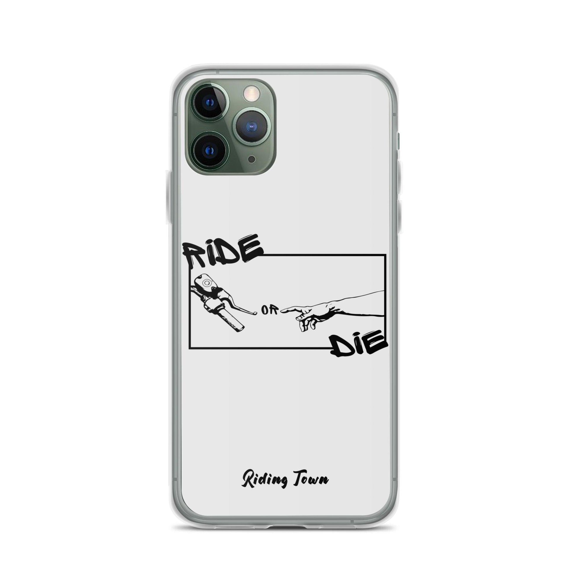 Coque iPhone® - SIXTINE - Blanche - Riding Town