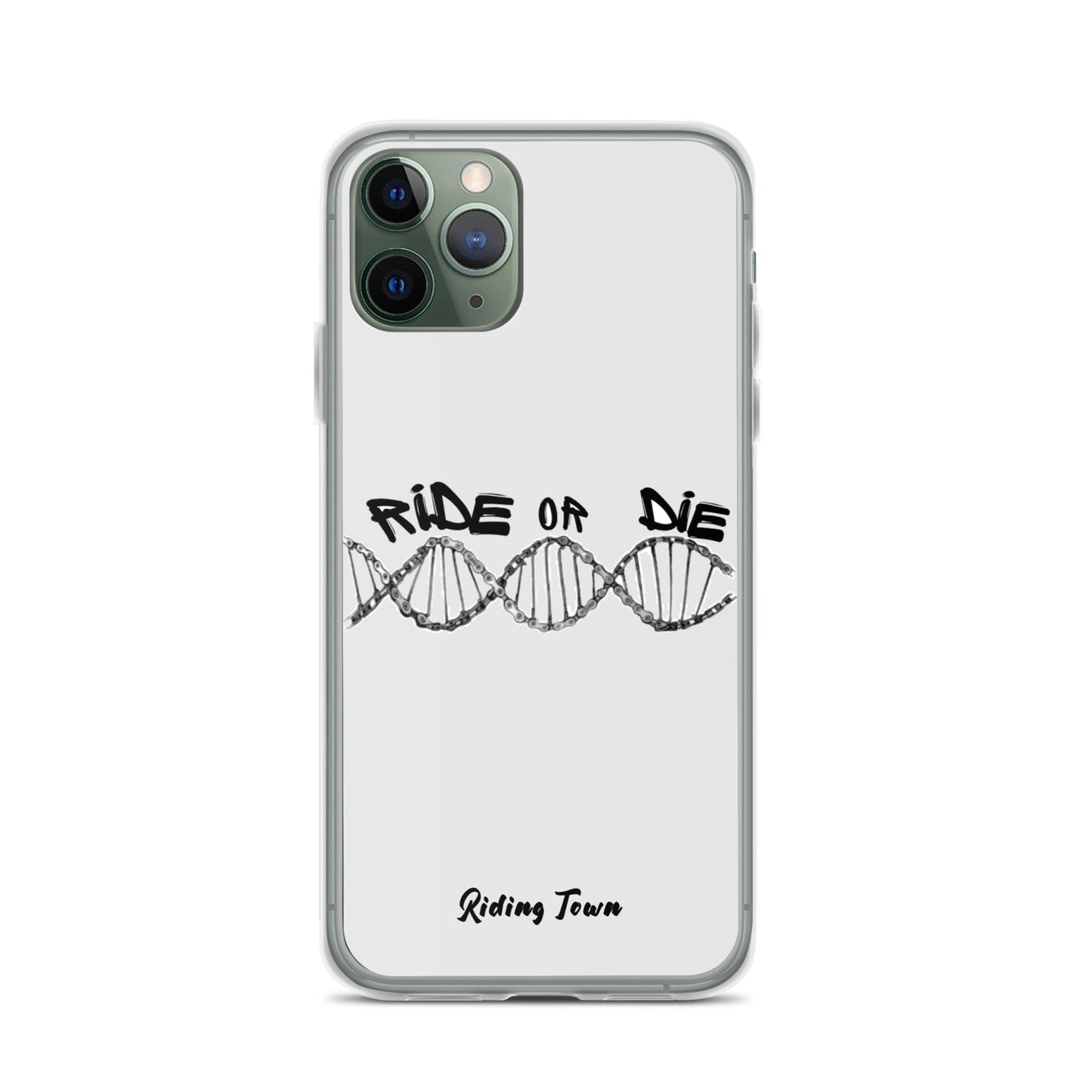 Coque iPhone® - ADN - Blanche - Riding Town