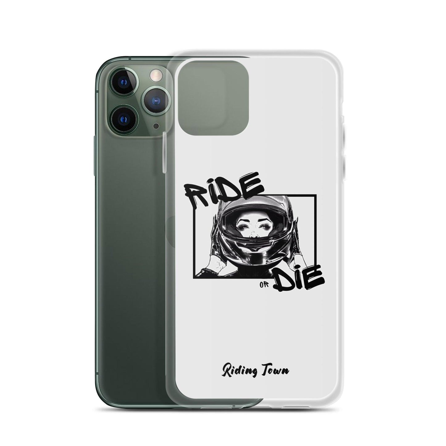 Coque iPhone® - FATALEYES - Blanche - Riding Town