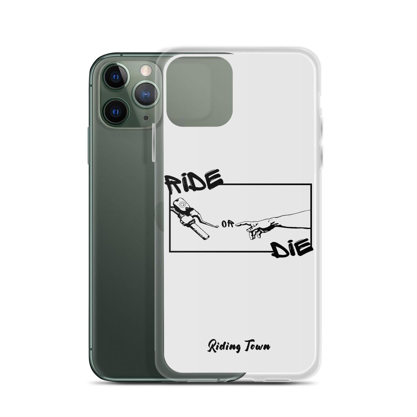 Coque iPhone® - SIXTINE - Blanche - Riding Town