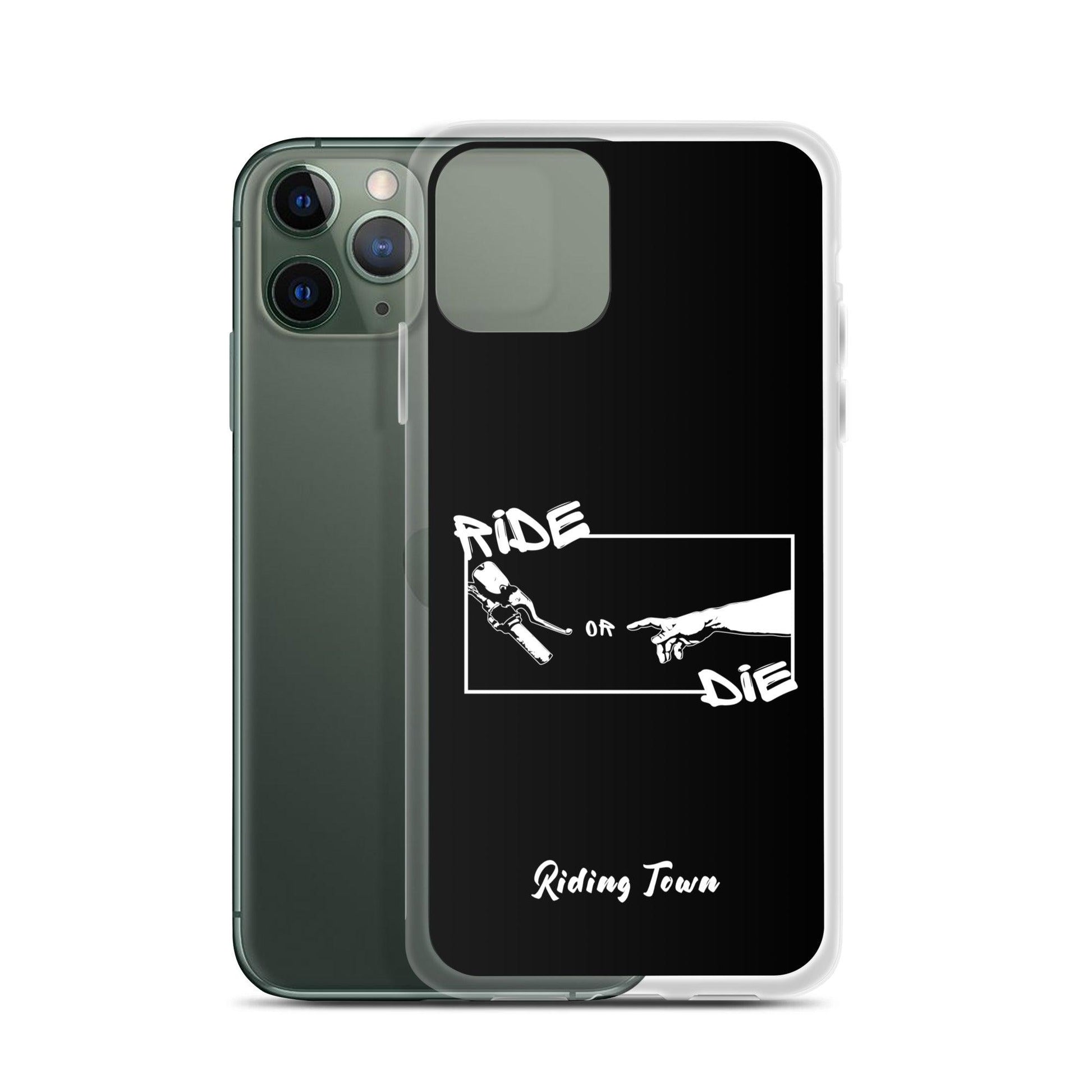 Coque iPhone® - SIXTINE - Noire - Riding Town