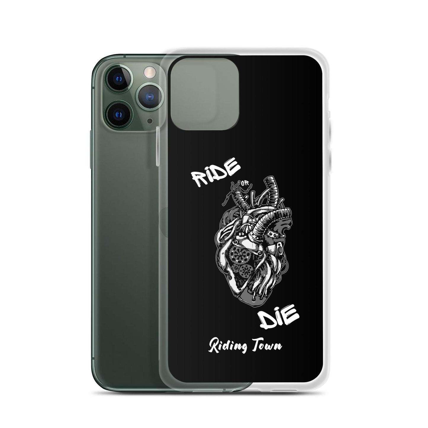 Coque Iphone® - MACHINEHEART - Noire - Riding Town