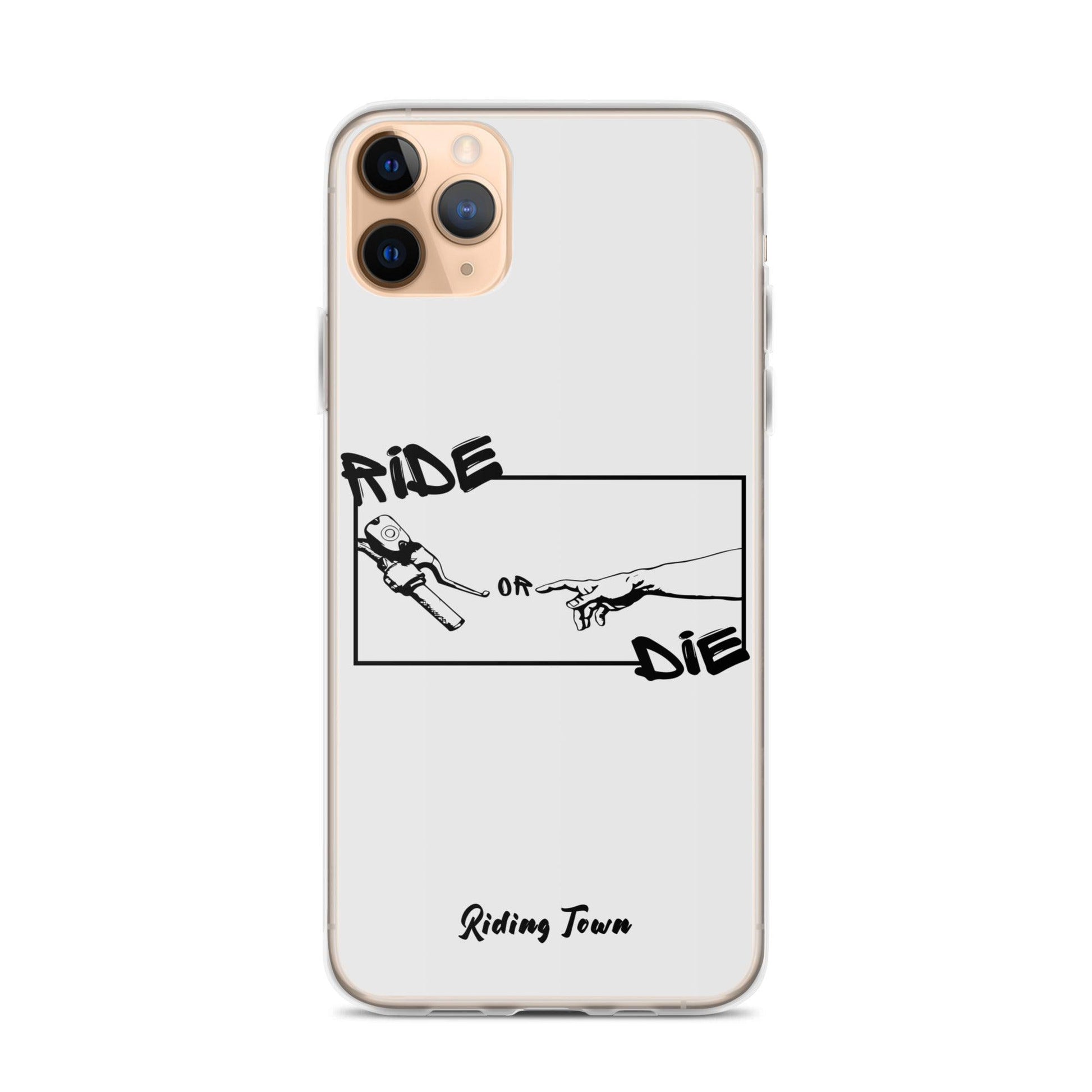 Coque iPhone® - SIXTINE - Blanche - Riding Town