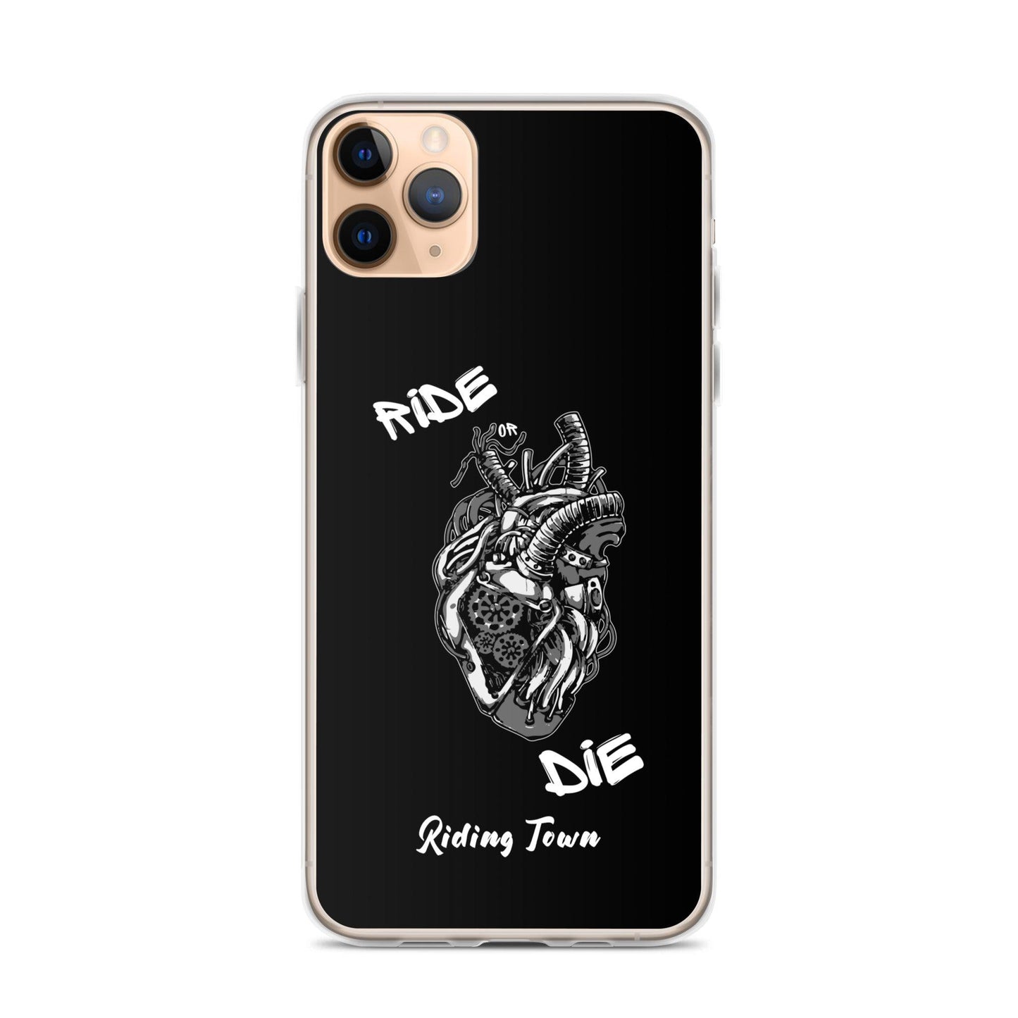 Coque Iphone® - MACHINEHEART - Noire - Riding Town