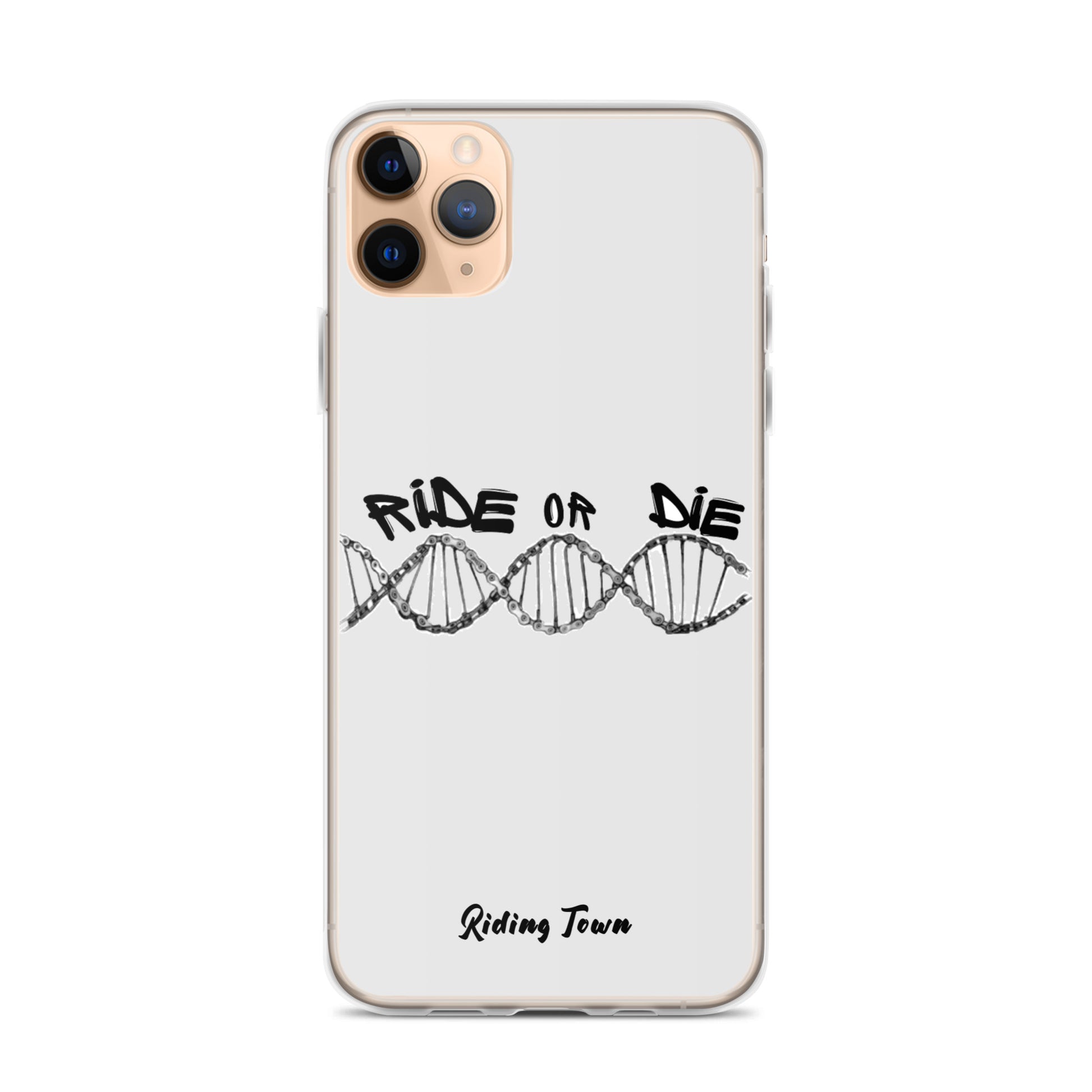 Coque iPhone® - ADN - Blanche - Riding Town