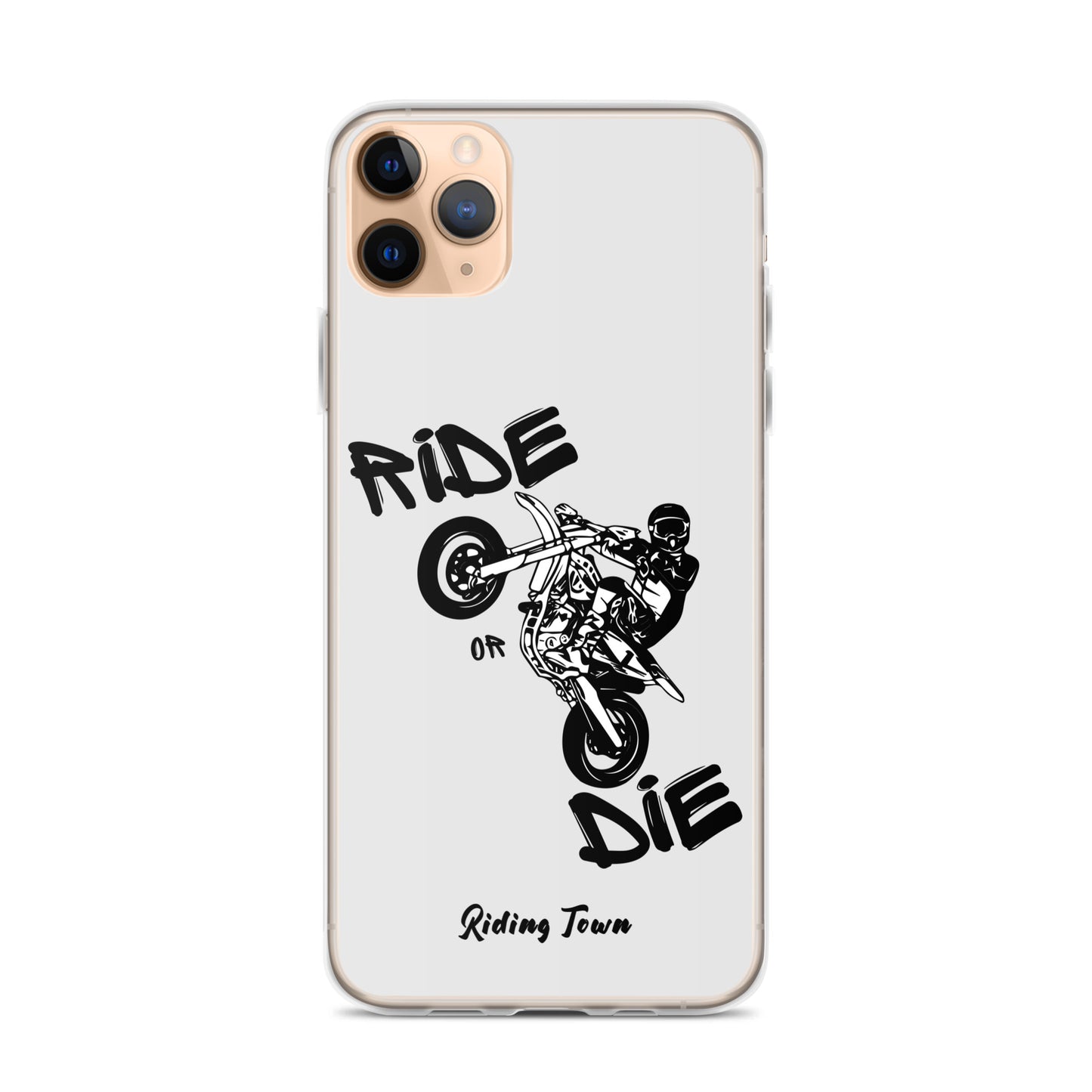 Coque pour iPhone® - SUPERMOTBOY - Blanche - Riding Town