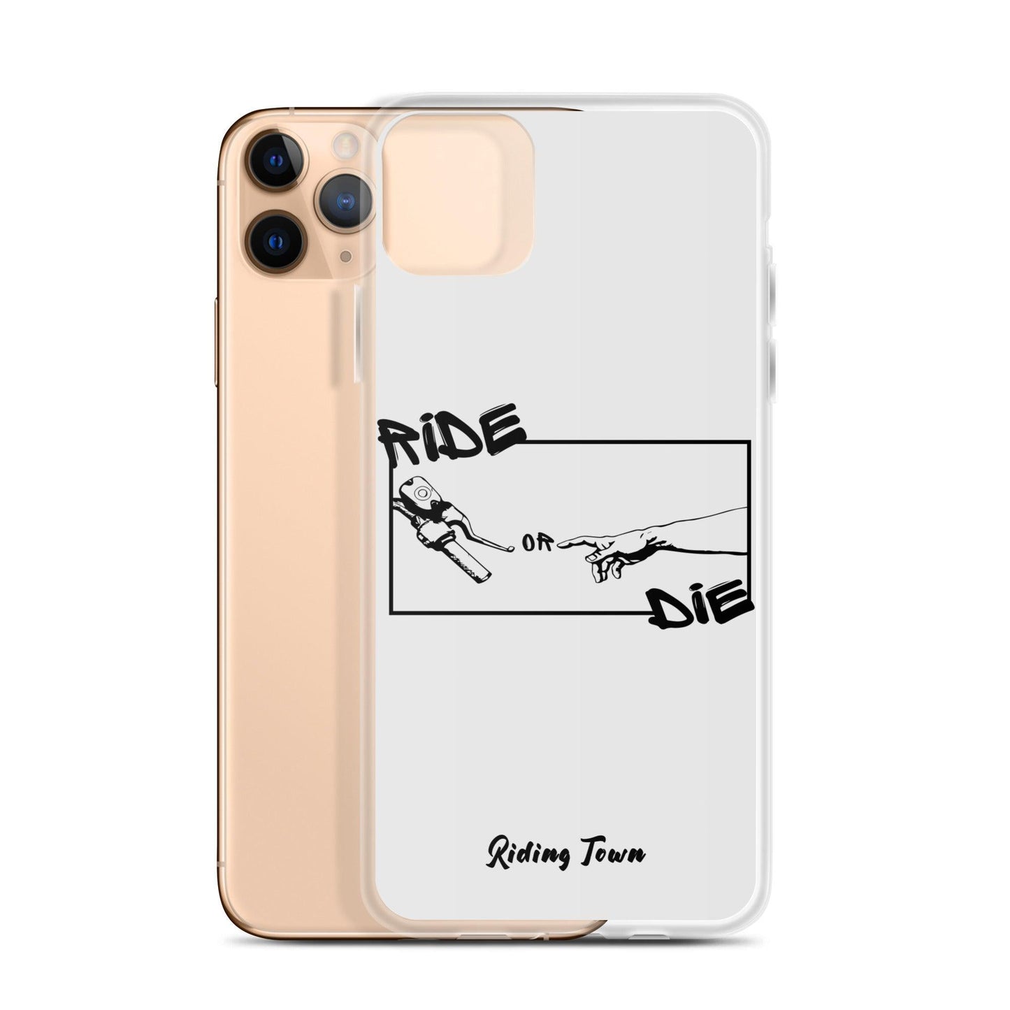 Coque iPhone® - SIXTINE - Blanche - Riding Town