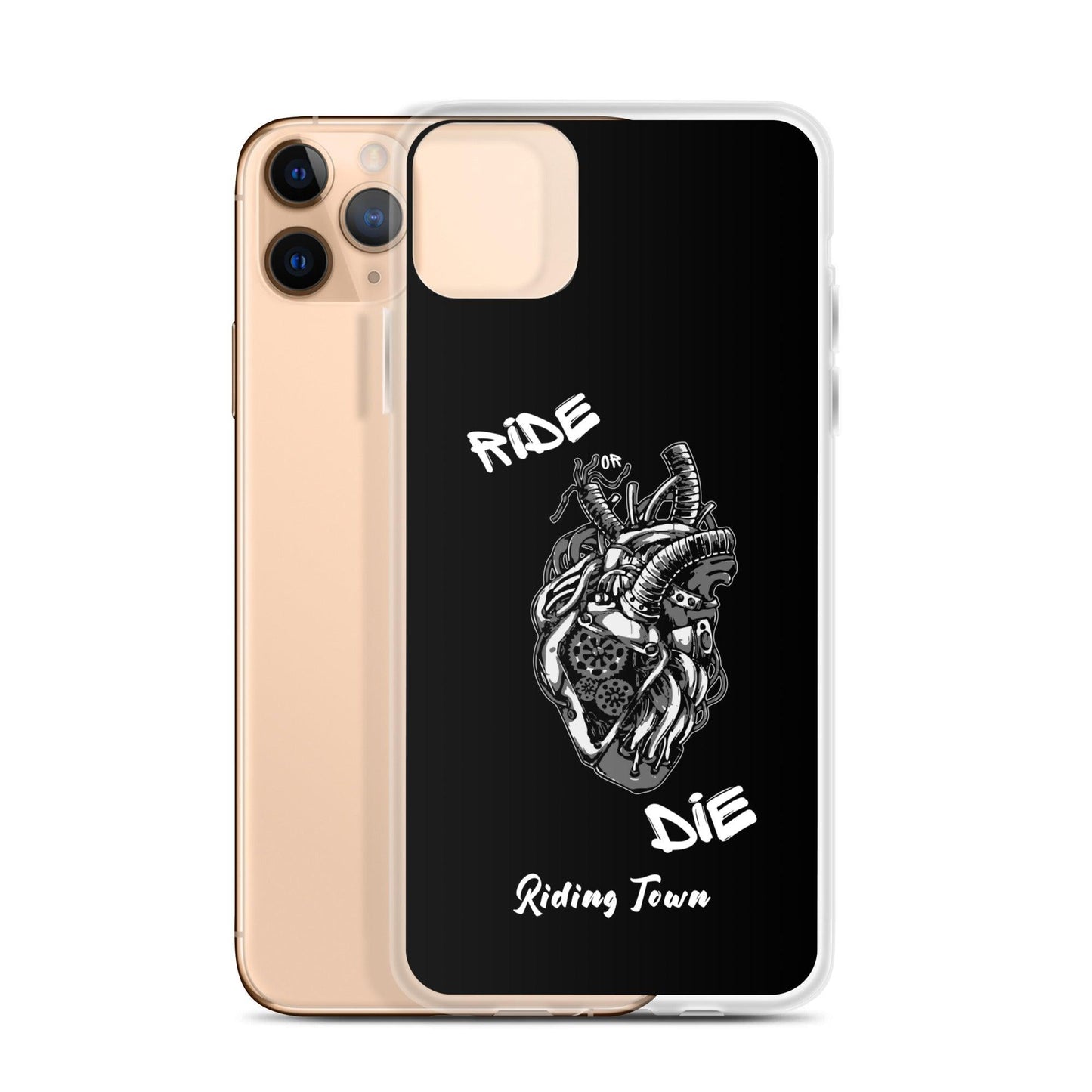 Coque Iphone® - MACHINEHEART - Noire - Riding Town