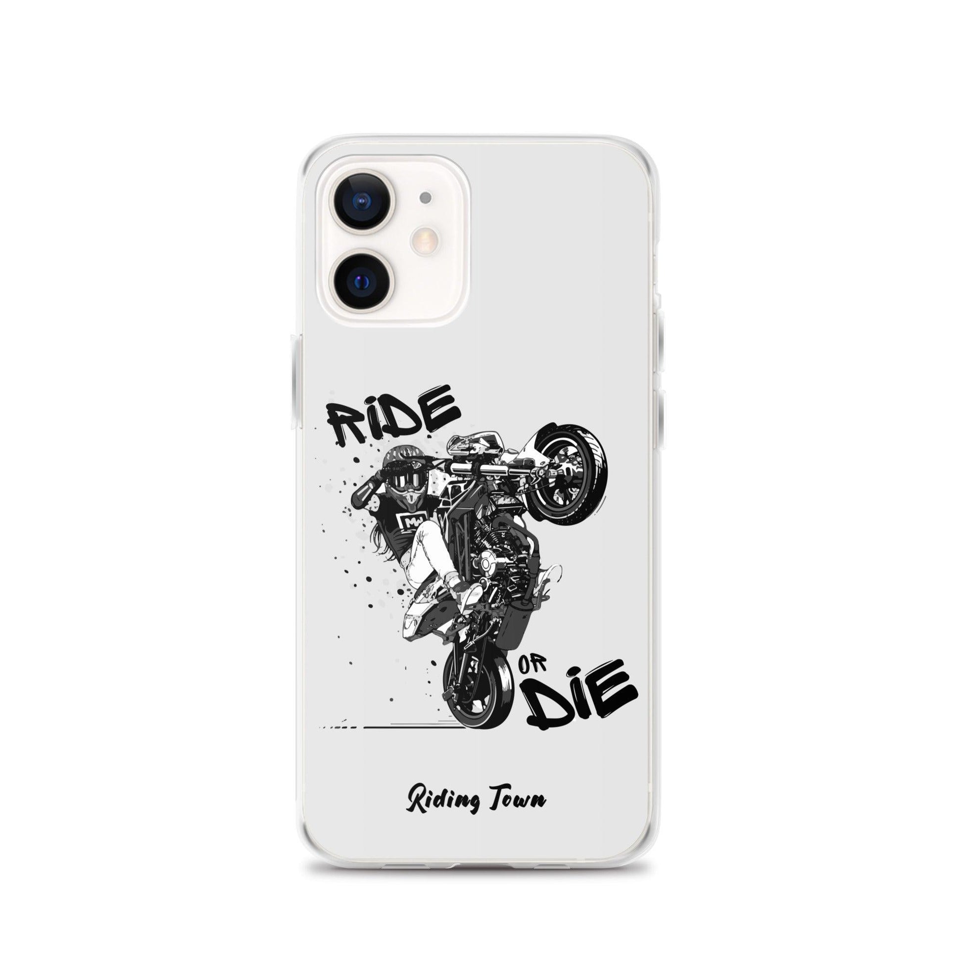 Coque Iphone® - SUPERMOTGIRL - Blanche - Riding Town