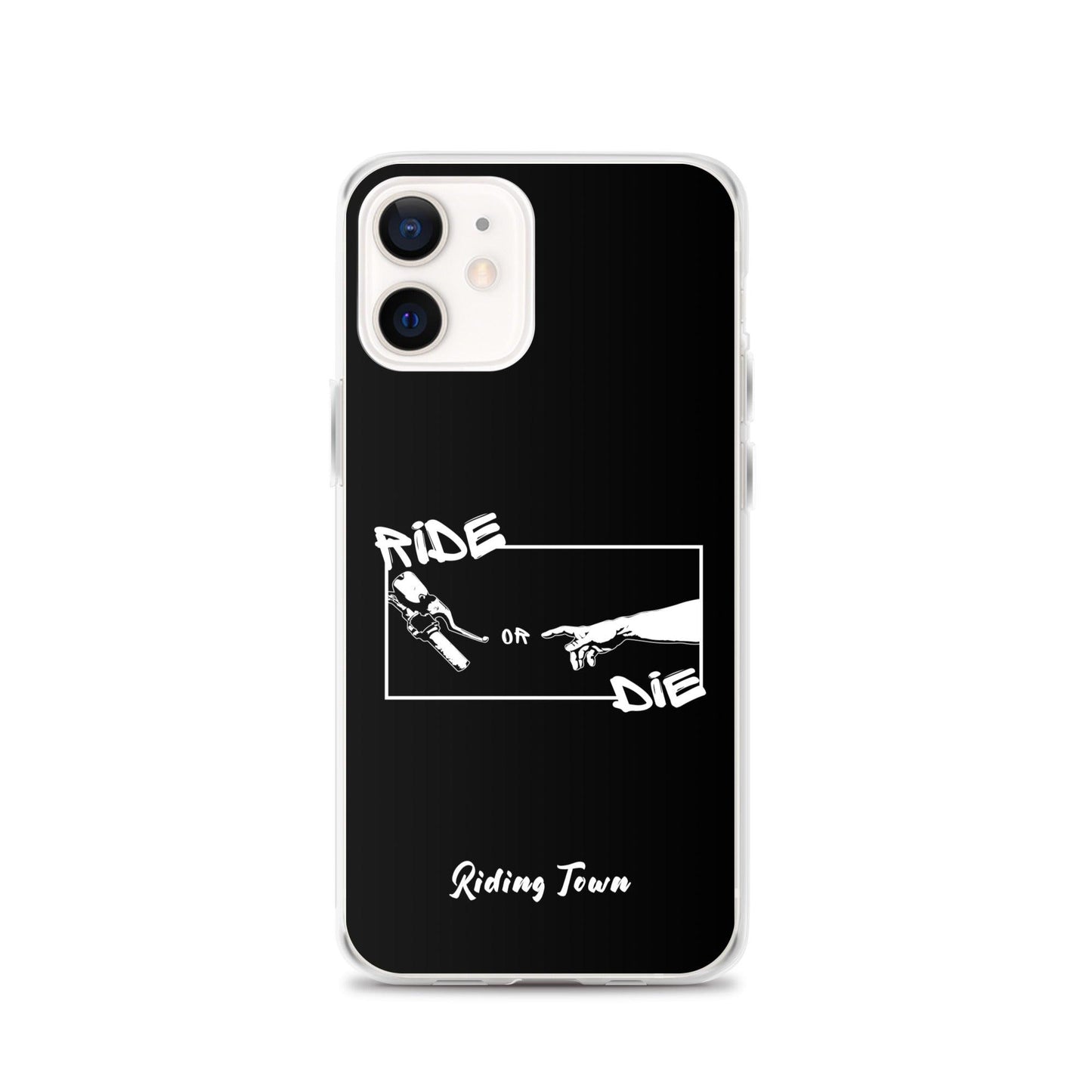 Coque iPhone® - SIXTINE - Noire - Riding Town