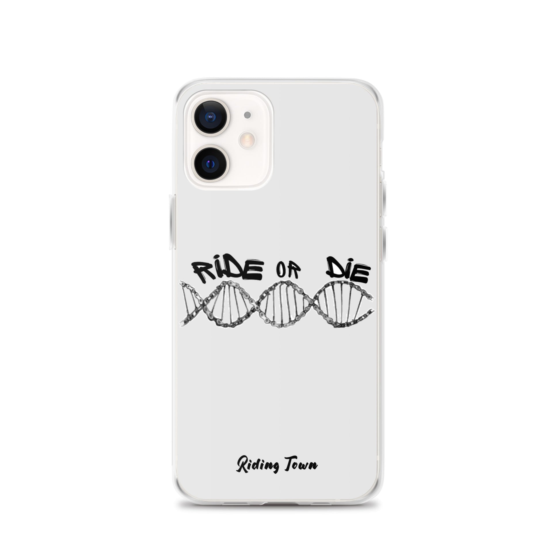 Coque iPhone® - ADN - Blanche - Riding Town