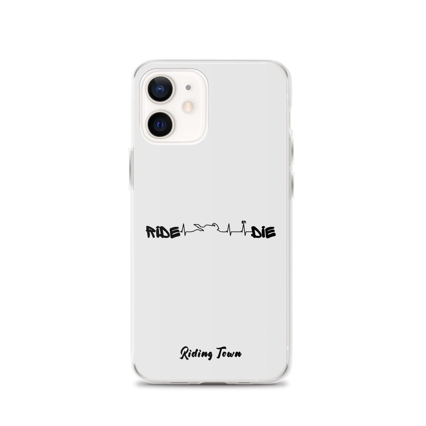 Coque iPhone® - HEARTBEAT - Blanche - Riding Town