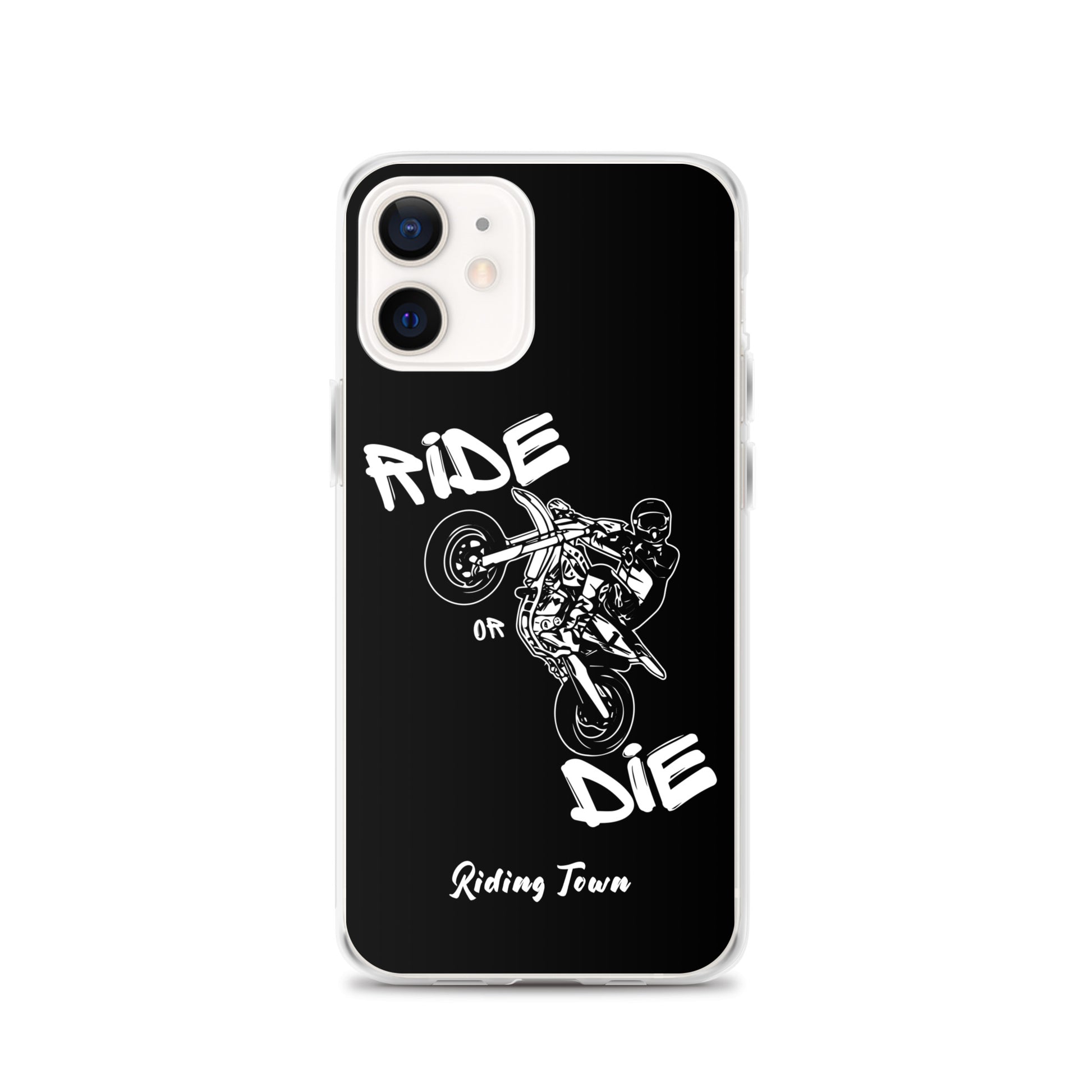 Coque pour iPhone® - SUPERMOTBOY - Noire - Riding Town