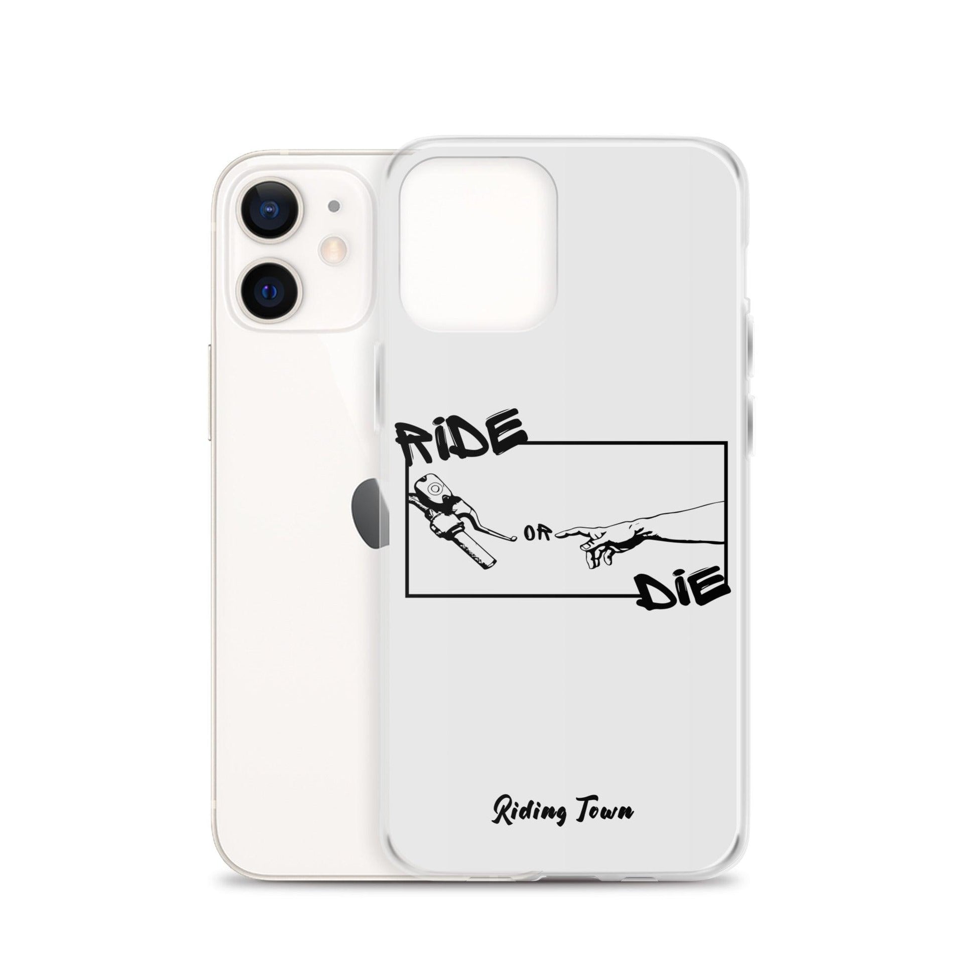 Coque iPhone® - SIXTINE - Blanche - Riding Town