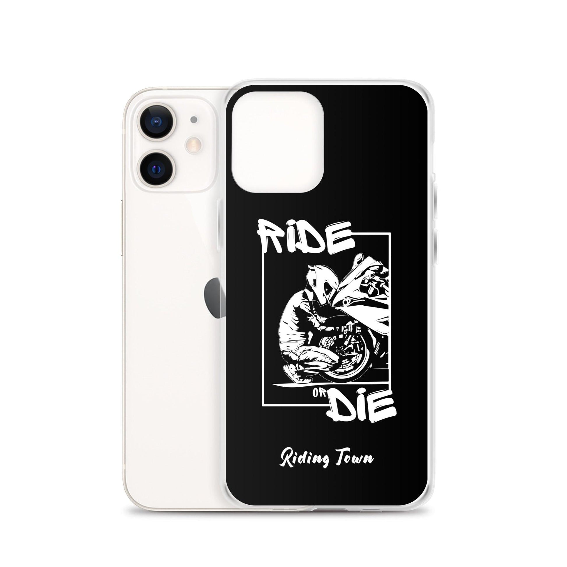 Coque iPhone® - BIKERBOY - Noire - Riding Town