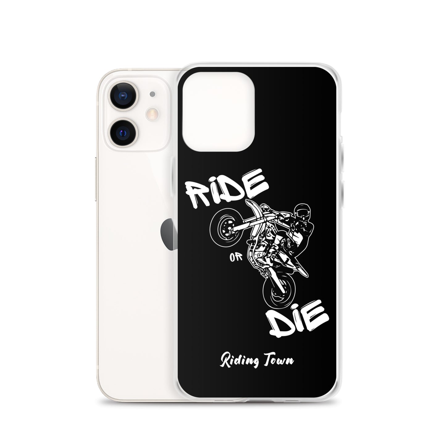 Coque pour iPhone® - SUPERMOTBOY - Noire - Riding Town