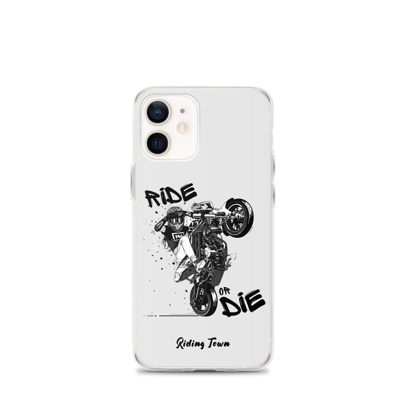 Coque Iphone® - SUPERMOTGIRL - Blanche - Riding Town