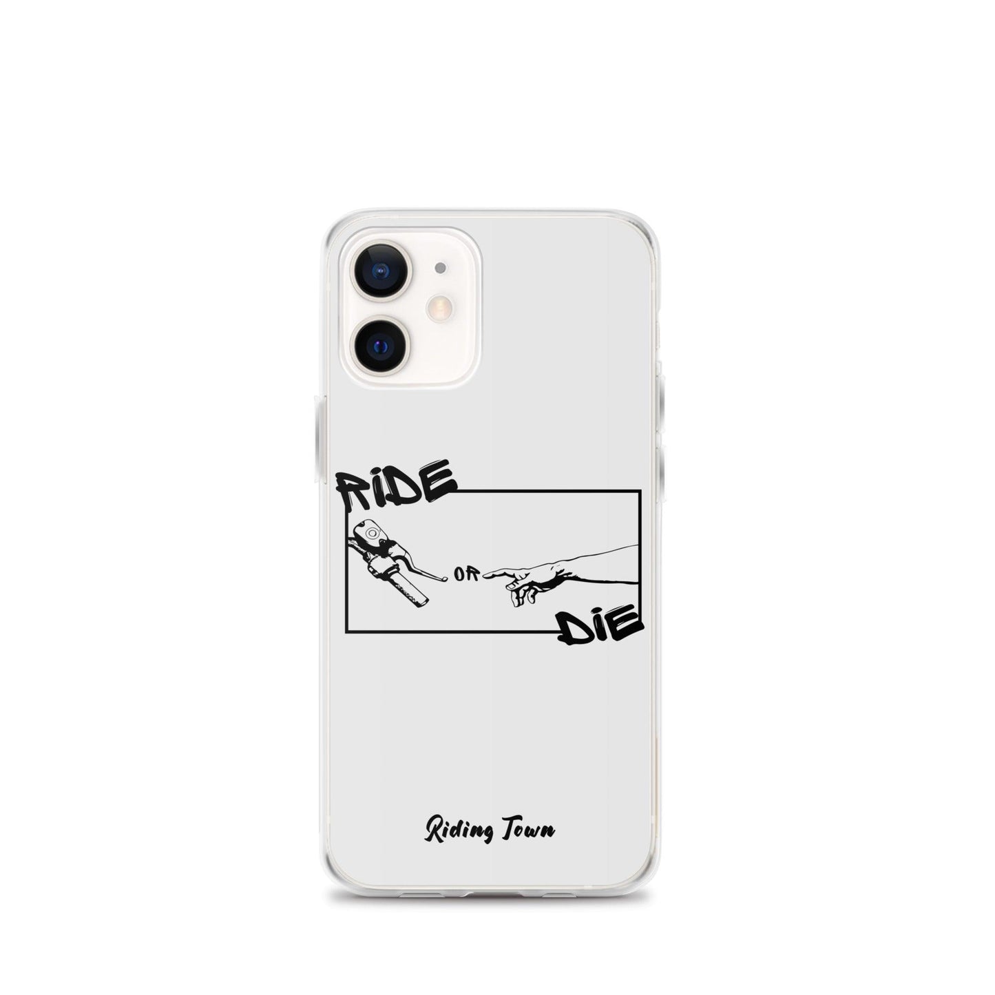 Coque iPhone® - SIXTINE - Blanche - Riding Town