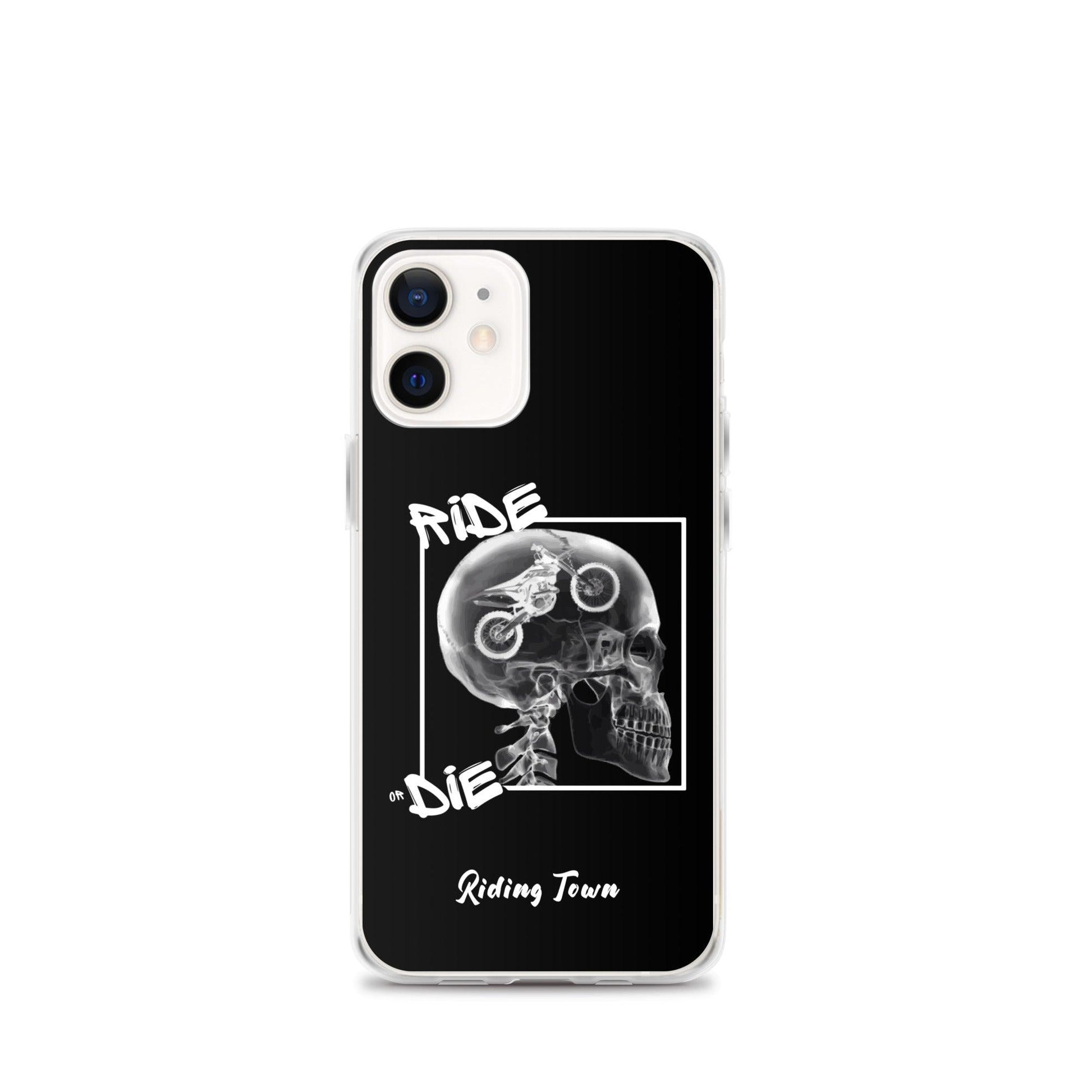 Coque iPhone® - RADIO - Noire - Riding Town