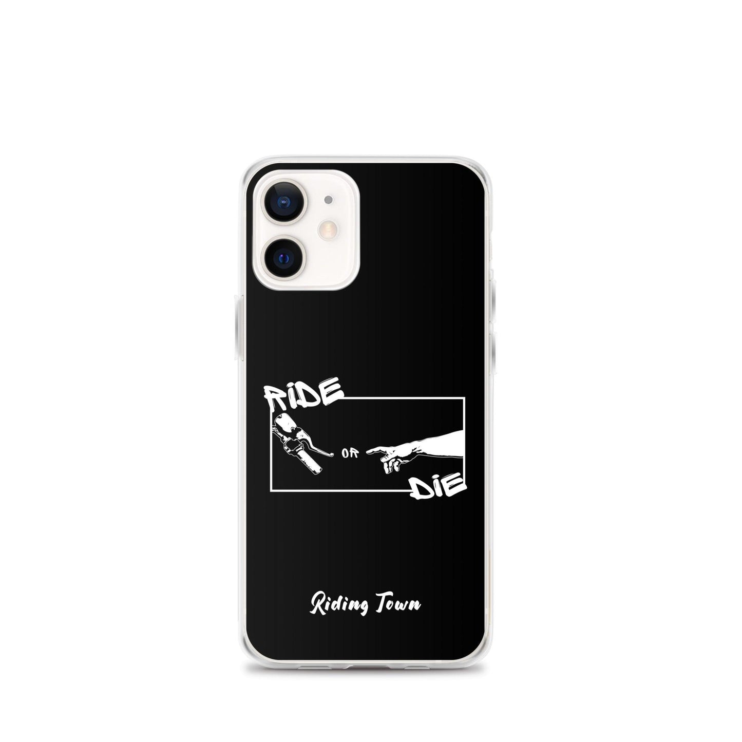 Coque iPhone® - SIXTINE - Noire - Riding Town