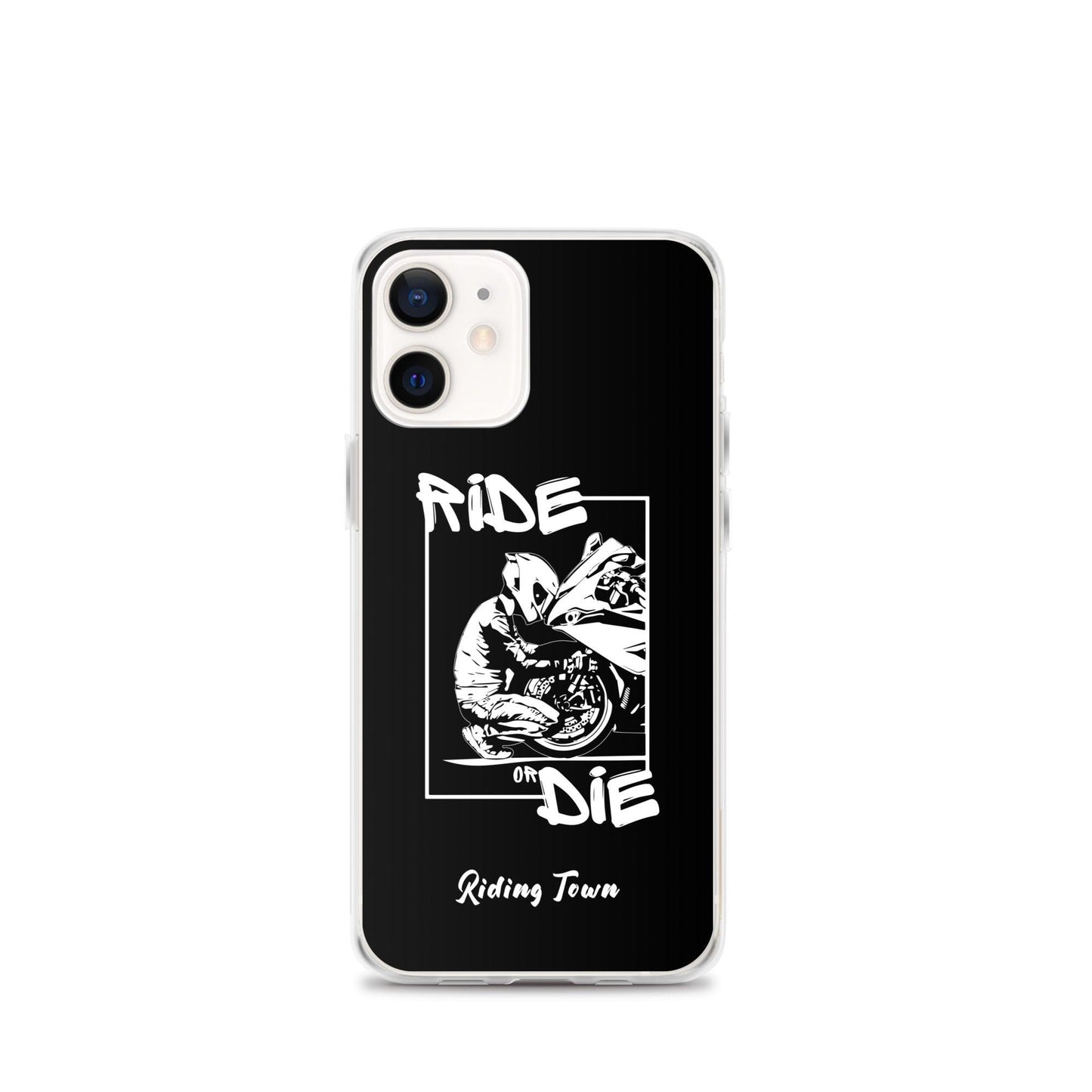 Coque iPhone® - BIKERBOY - Noire - Riding Town