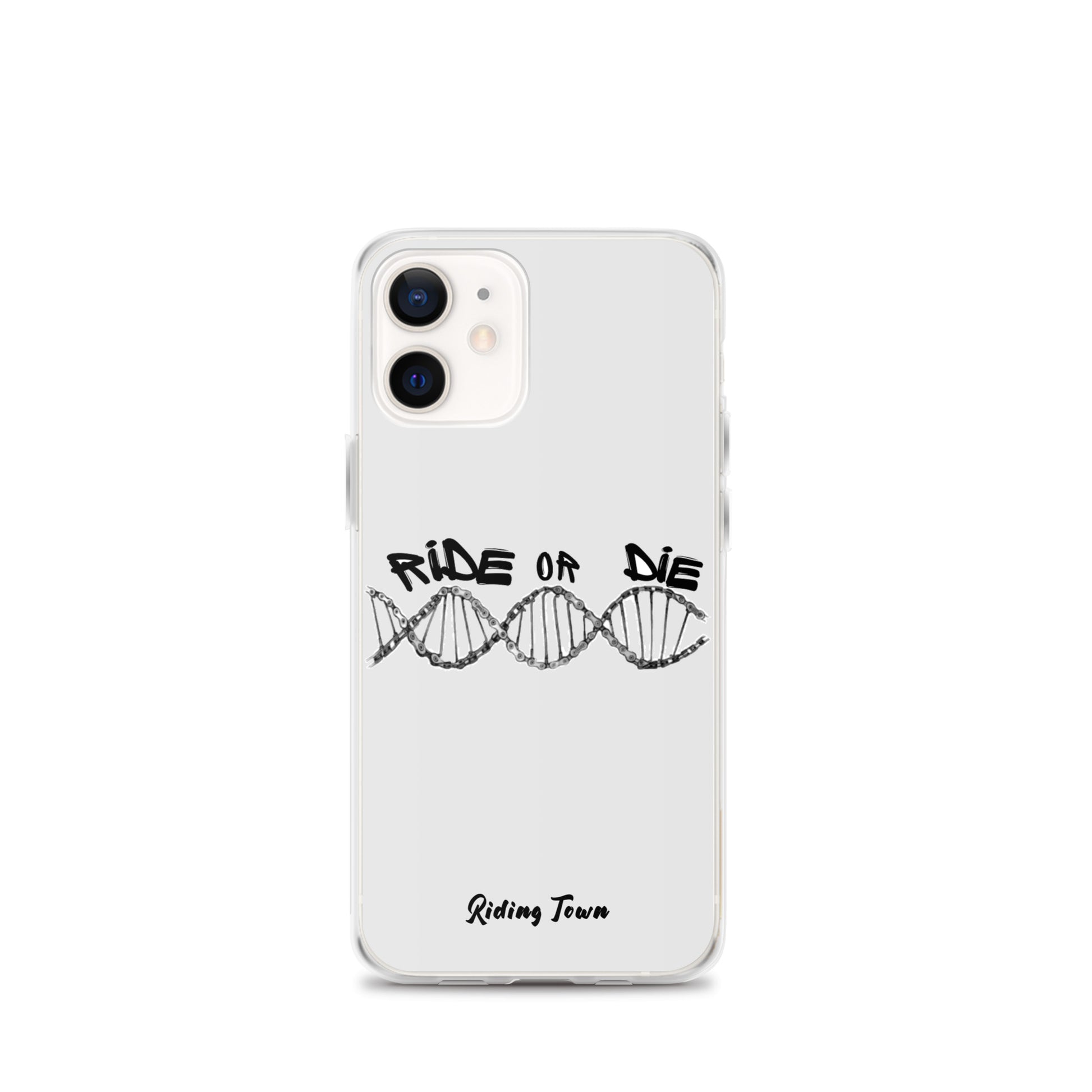 Coque iPhone® - ADN - Blanche - Riding Town