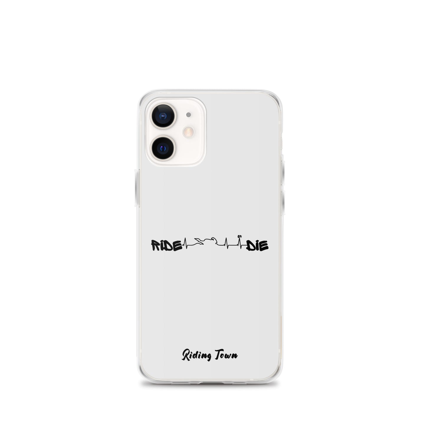 Coque iPhone® - HEARTBEAT - Blanche - Riding Town