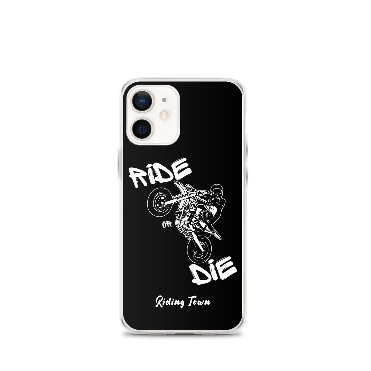 Coque pour iPhone® - SUPERMOTBOY - Noire - Riding Town