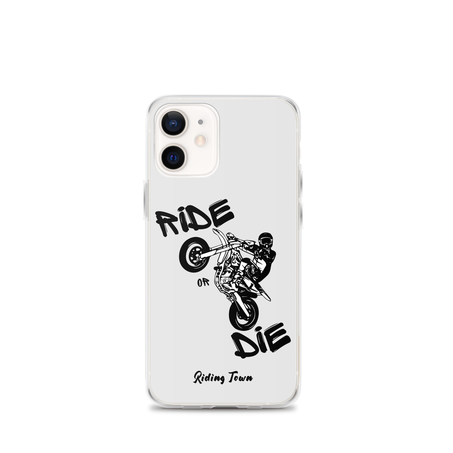 Coque pour iPhone® - SUPERMOTBOY - Blanche - Riding Town