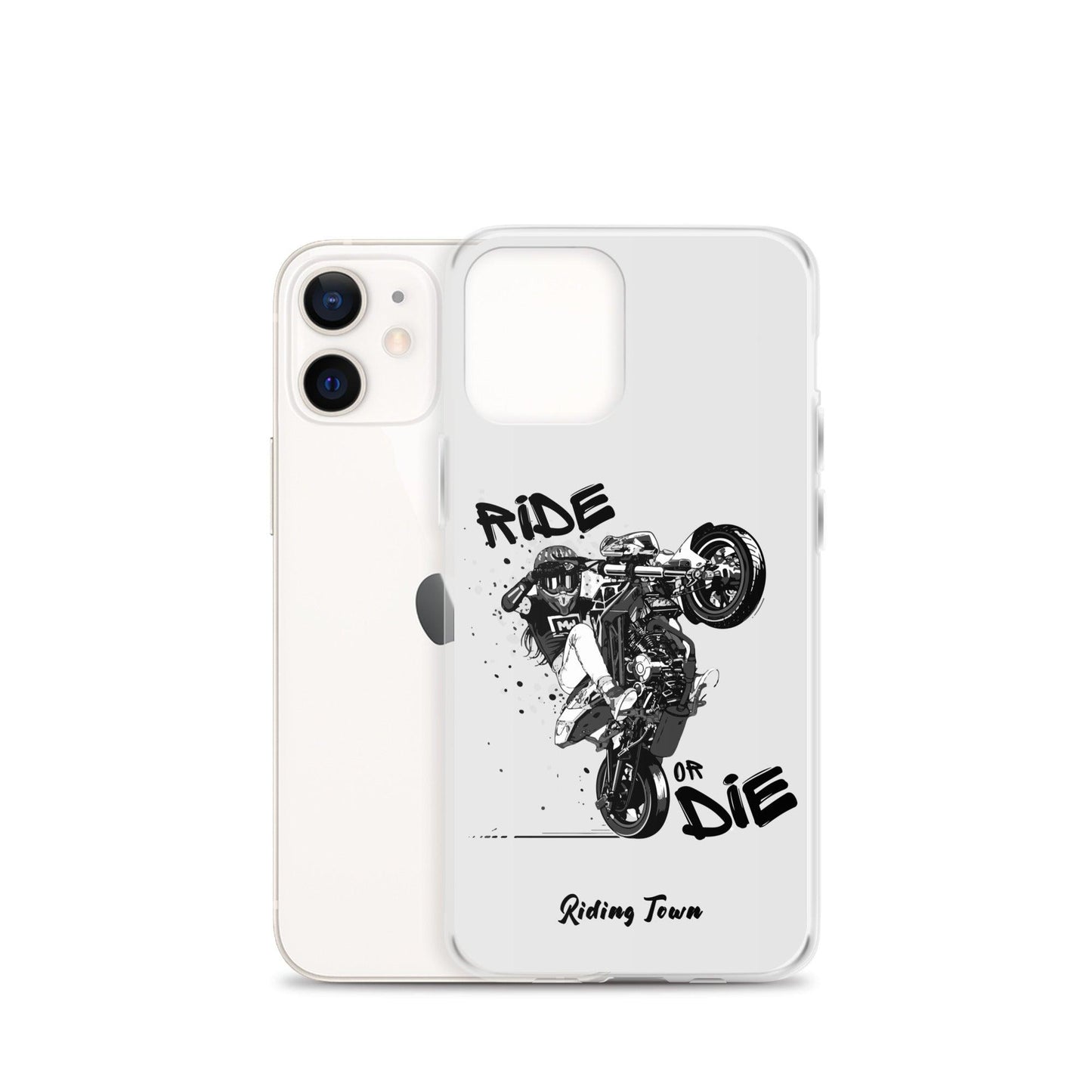 Coque Iphone® - SUPERMOTGIRL - Blanche - Riding Town