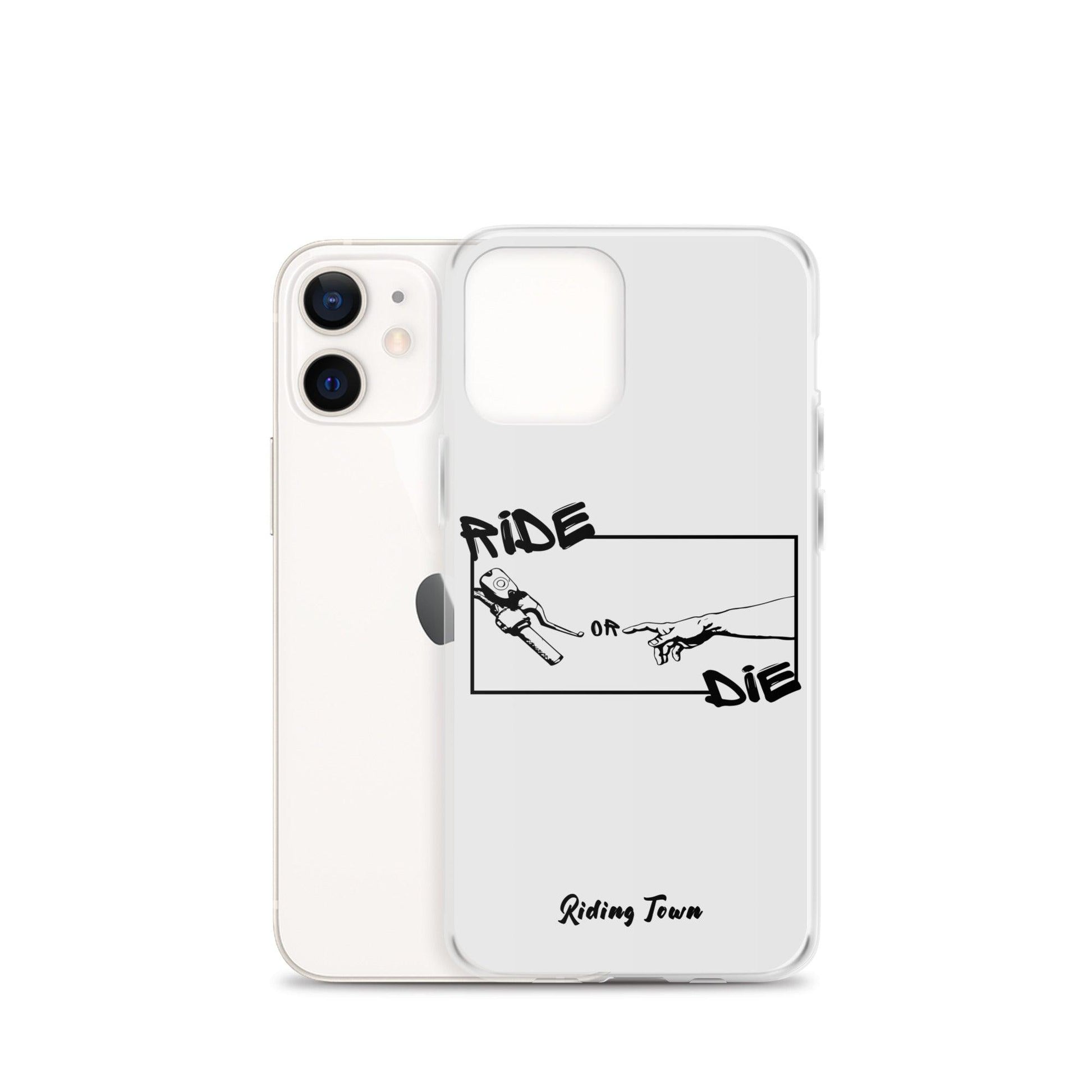 Coque iPhone® - SIXTINE - Blanche - Riding Town