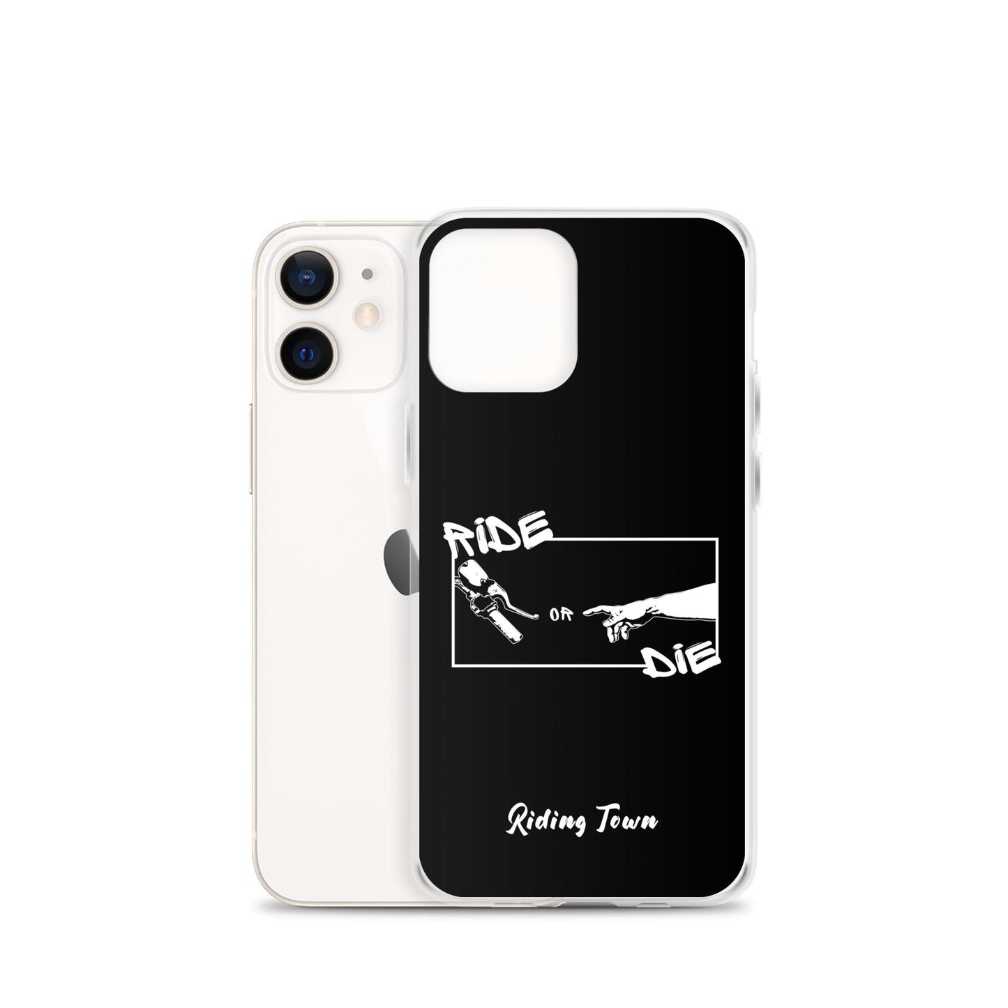 Coque iPhone® - SIXTINE - Noire - Riding Town