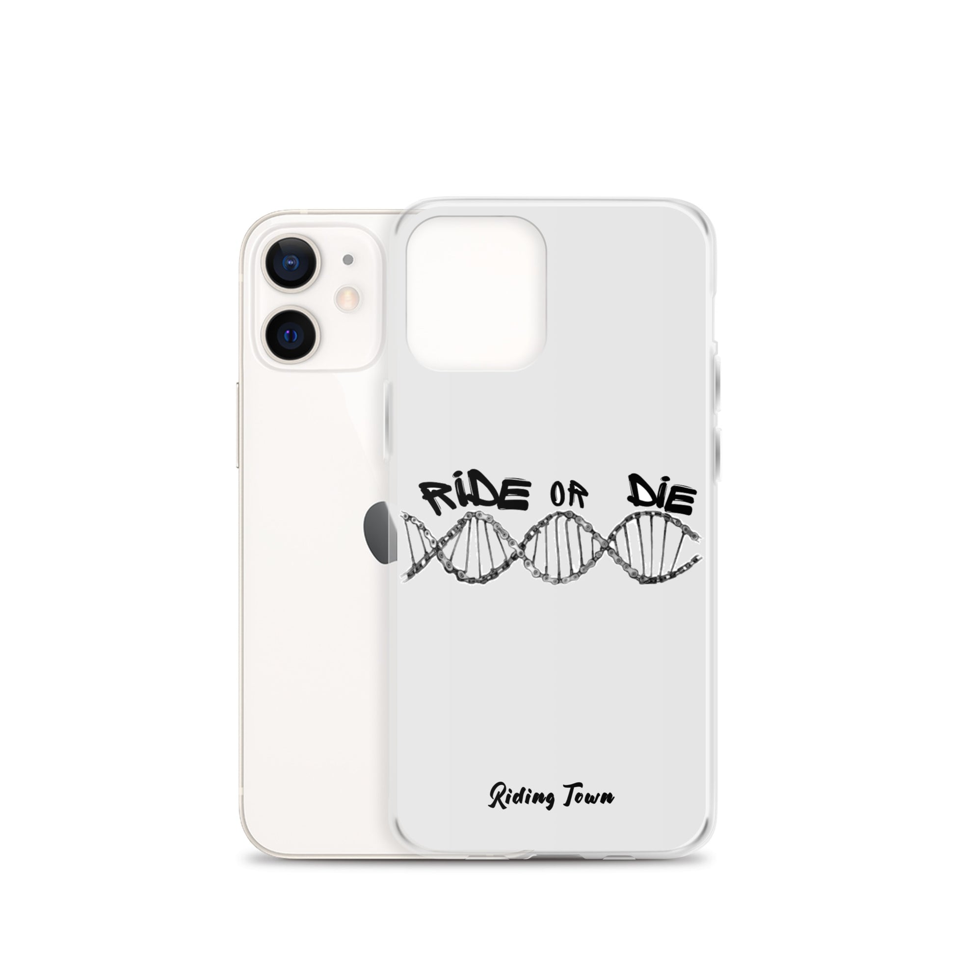 Coque iPhone® - ADN - Blanche - Riding Town