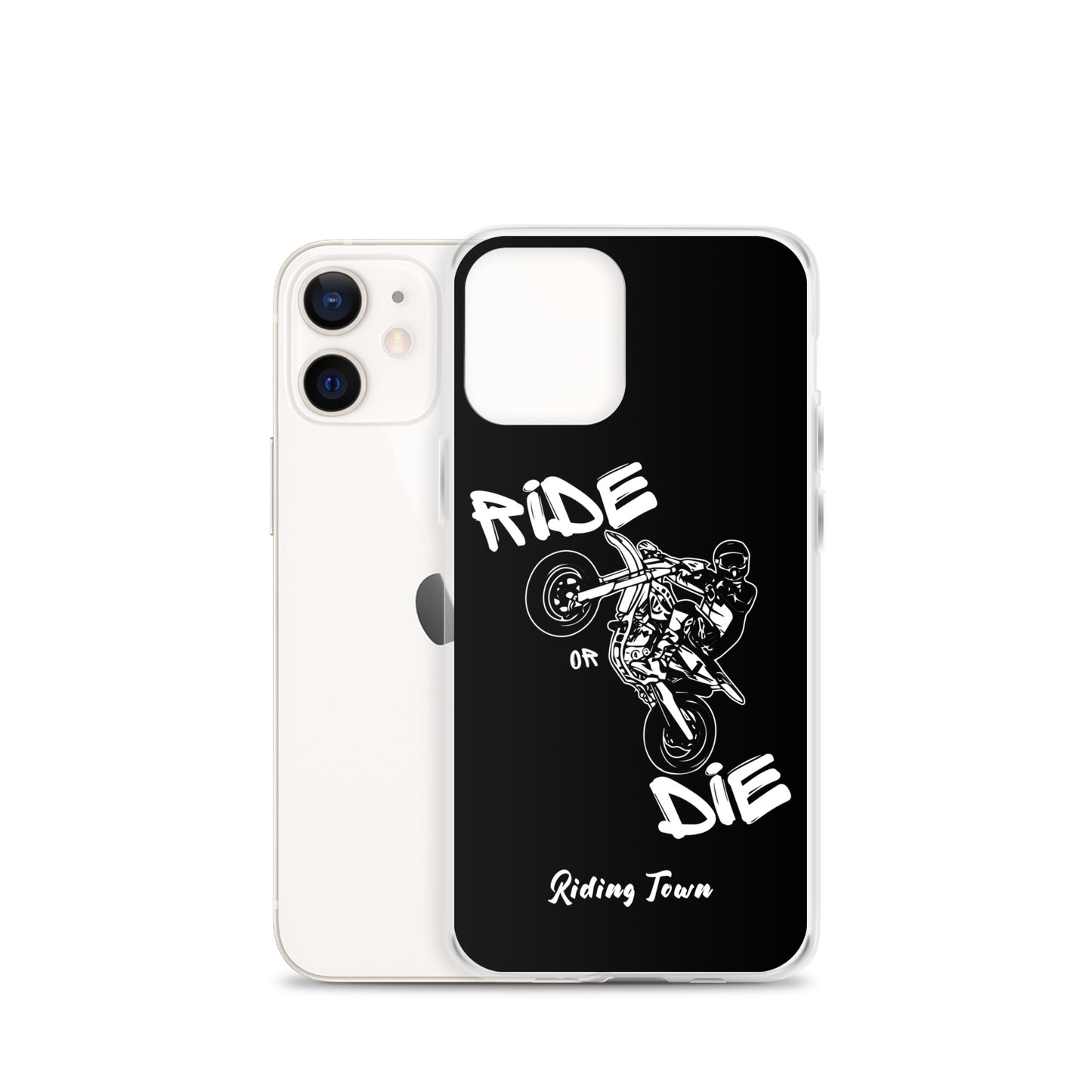 Coque pour iPhone® - SUPERMOTBOY - Noire - Riding Town