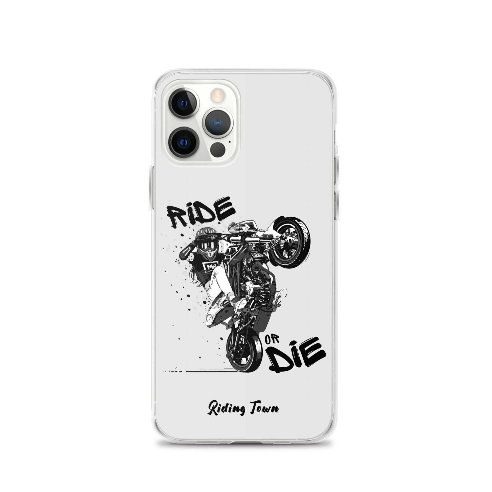 Coque Iphone® - SUPERMOTGIRL - Blanche - Riding Town