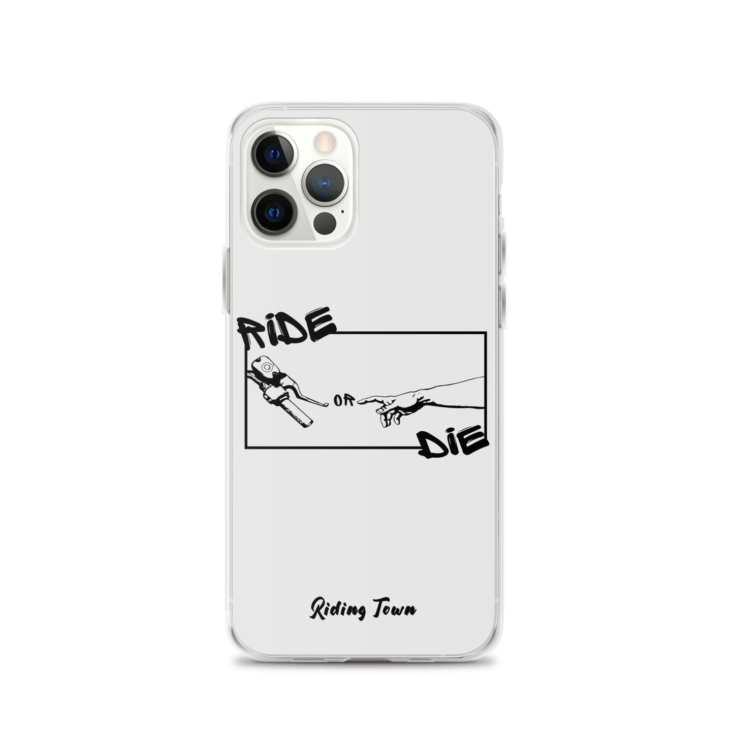 Coque iPhone® - SIXTINE - Blanche - Riding Town