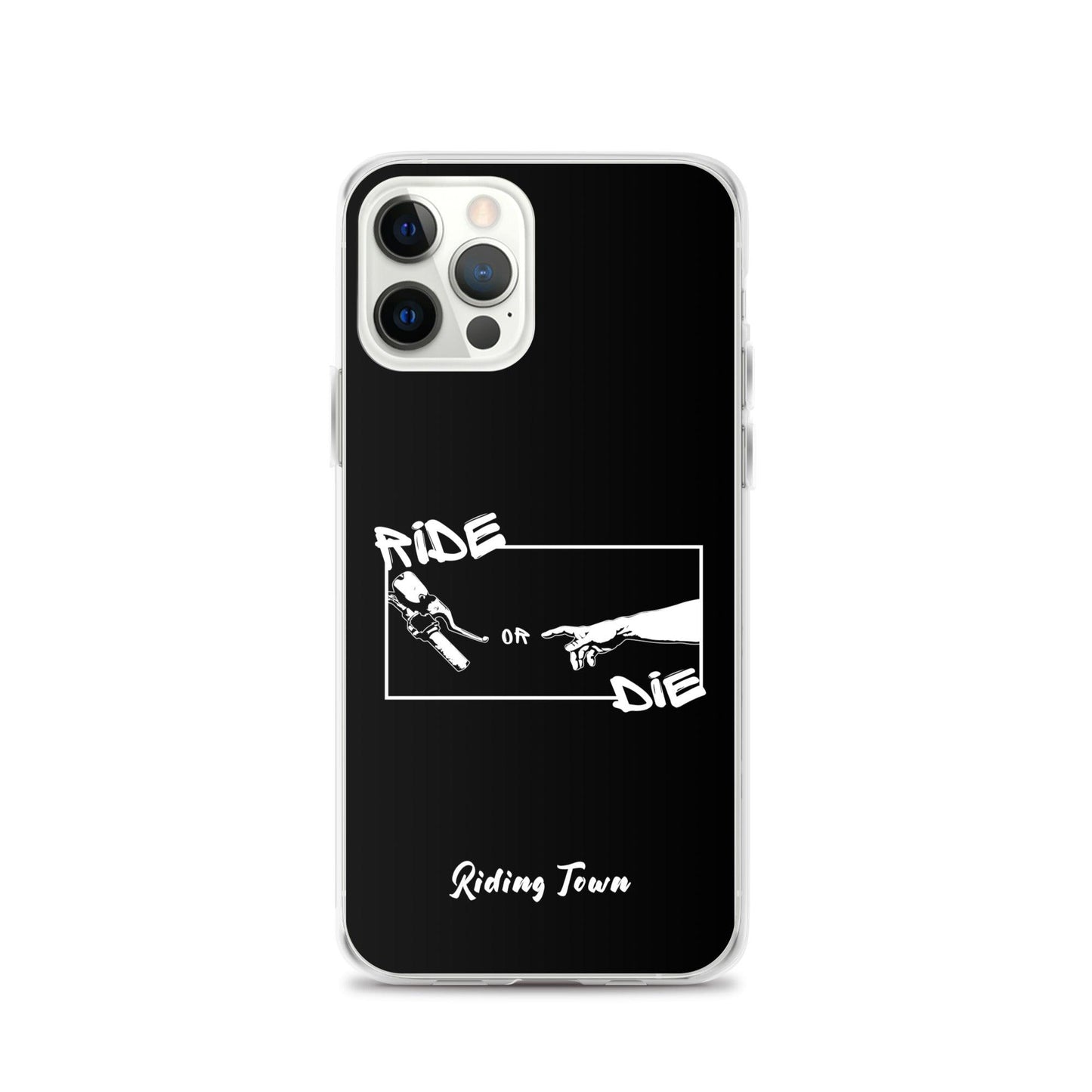 Coque iPhone® - SIXTINE - Noire - Riding Town