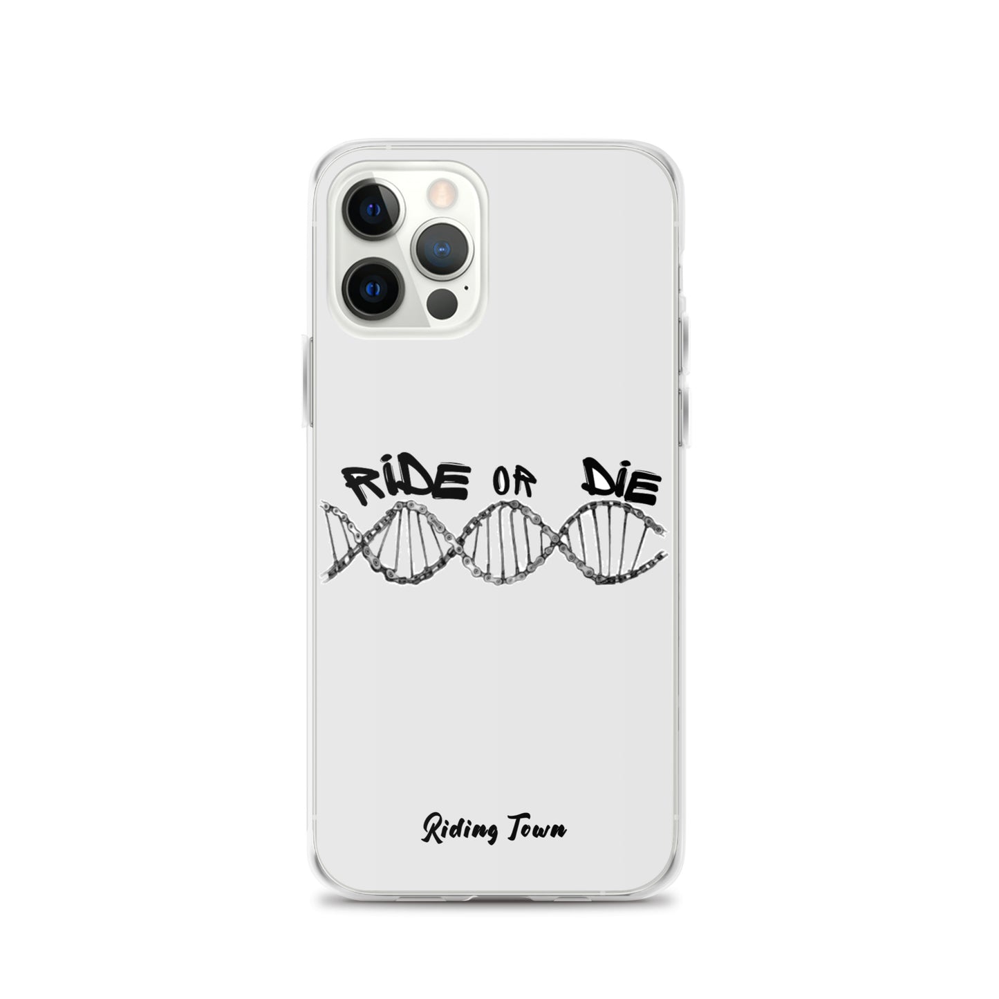 Coque iPhone® - ADN - Blanche - Riding Town