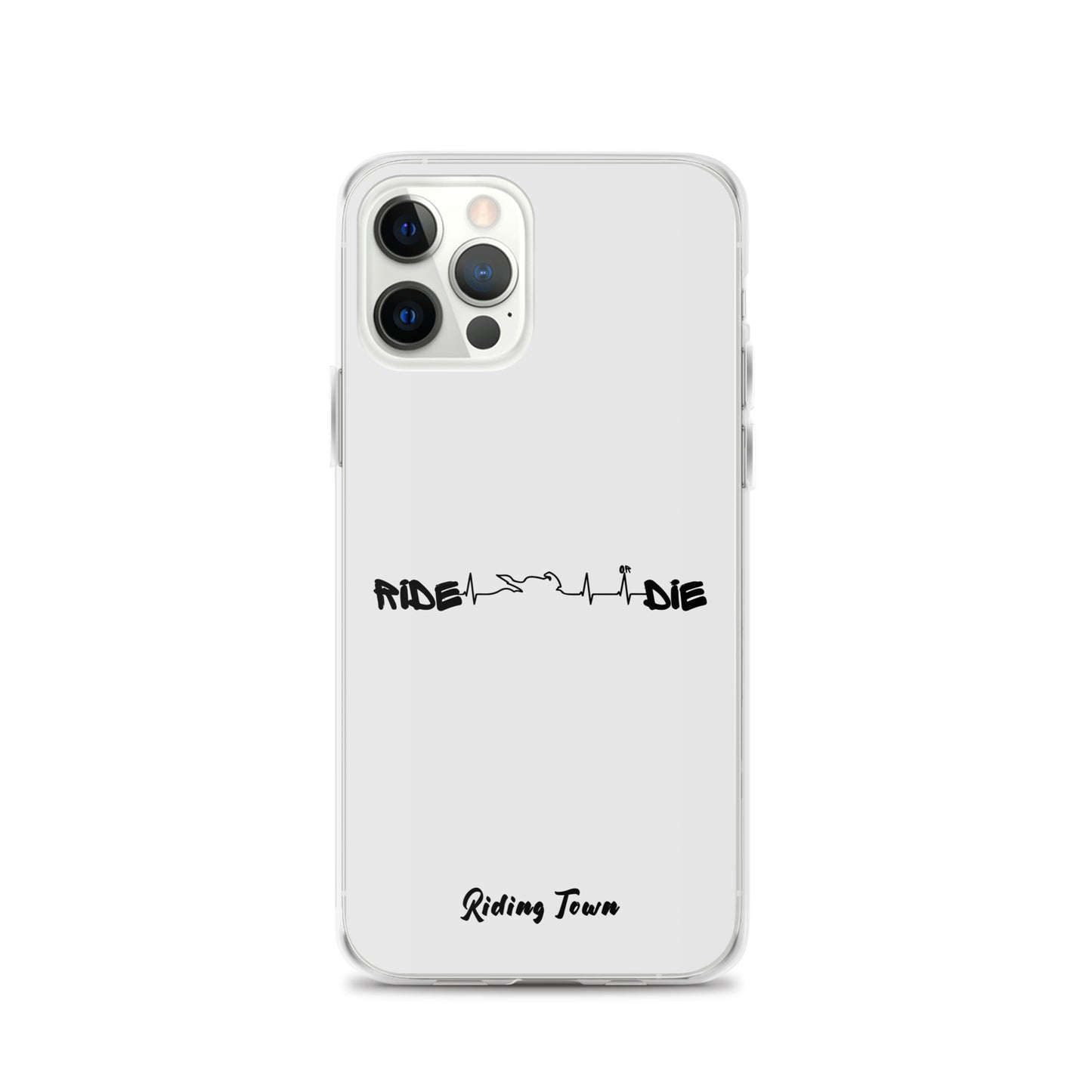 Coque iPhone® - HEARTBEAT - Blanche - Riding Town