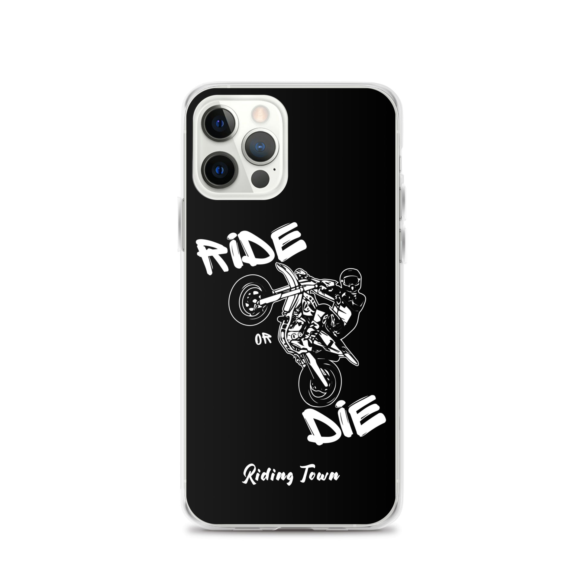 Coque pour iPhone® - SUPERMOTBOY - Noire - Riding Town