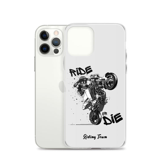 Coque Iphone® - SUPERMOTGIRL - Blanche - Riding Town