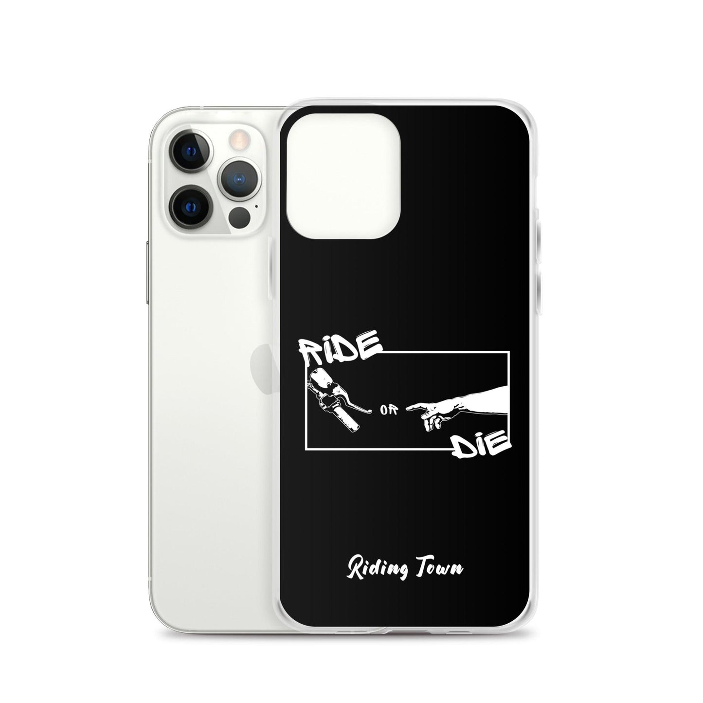 Coque iPhone® - SIXTINE - Noire - Riding Town